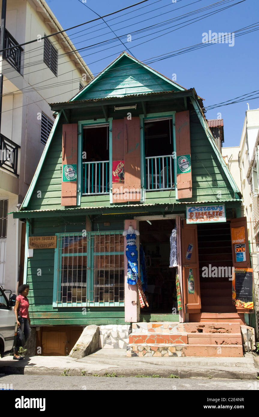 Roseau Dominica Stock Photo Alamy