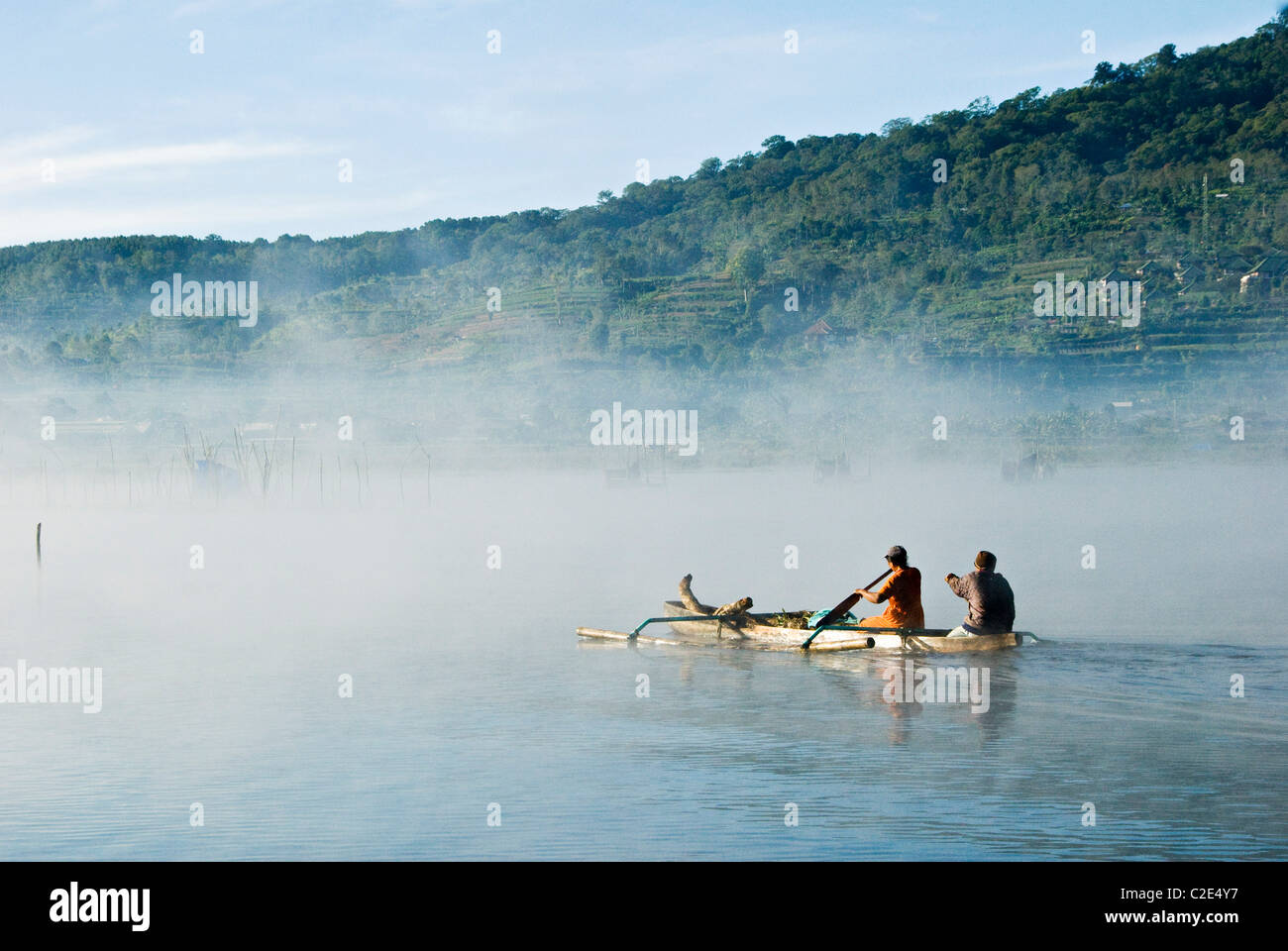 Lake Buyan Bali Indonesia Stock Photo