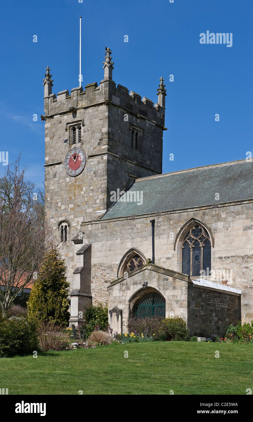 All Saints Church Hunmanby East Yorkshire England U.K Stock Photo Alamy