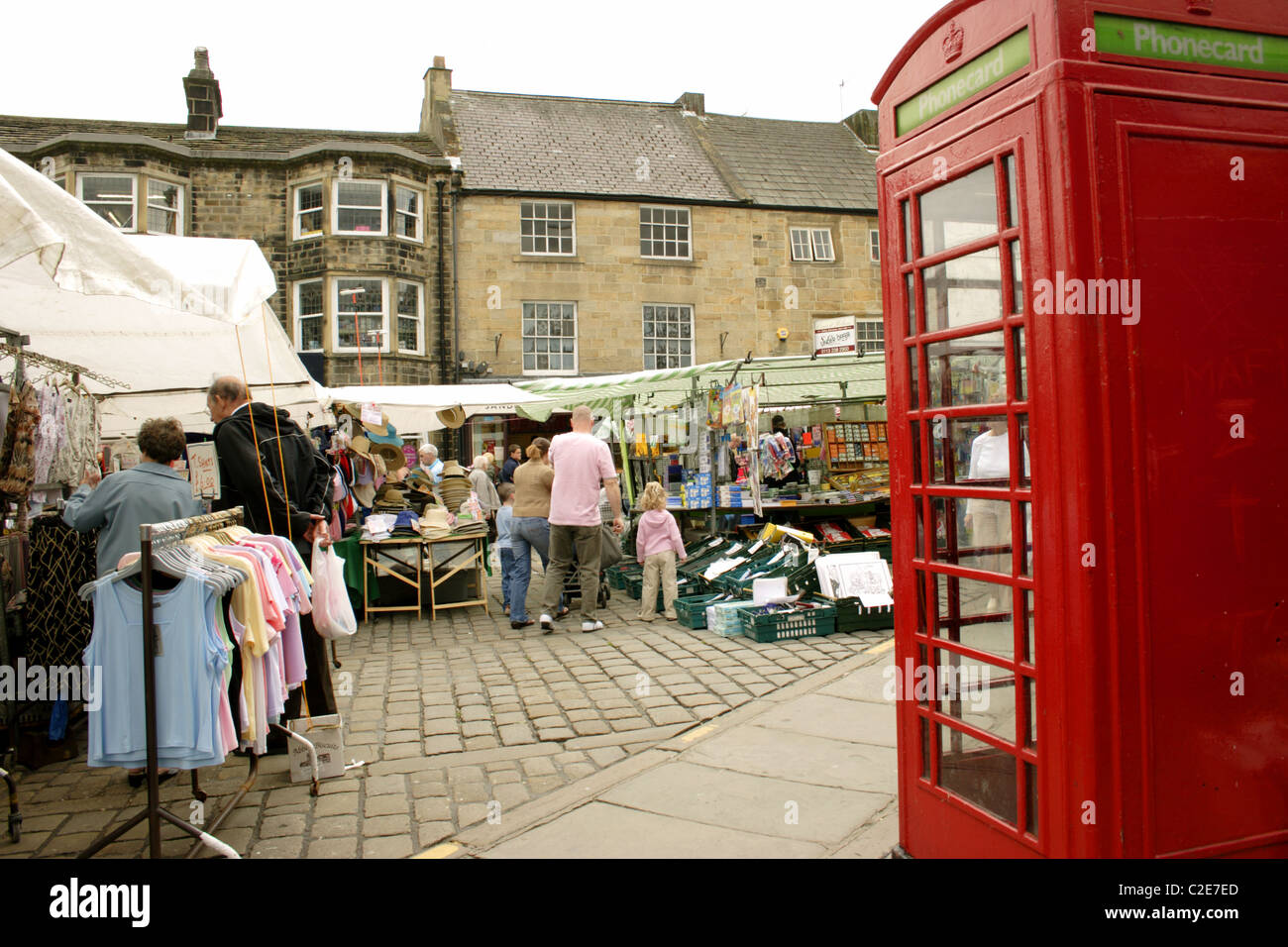 Otley market, West Yorkshire, UK Stock Photo Alamy