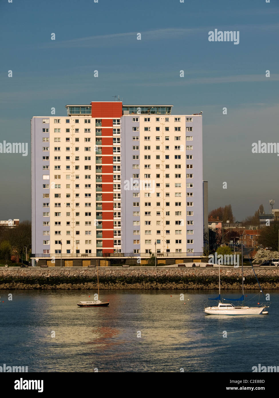 Block flats apartments gosport hires stock photography and images Alamy
