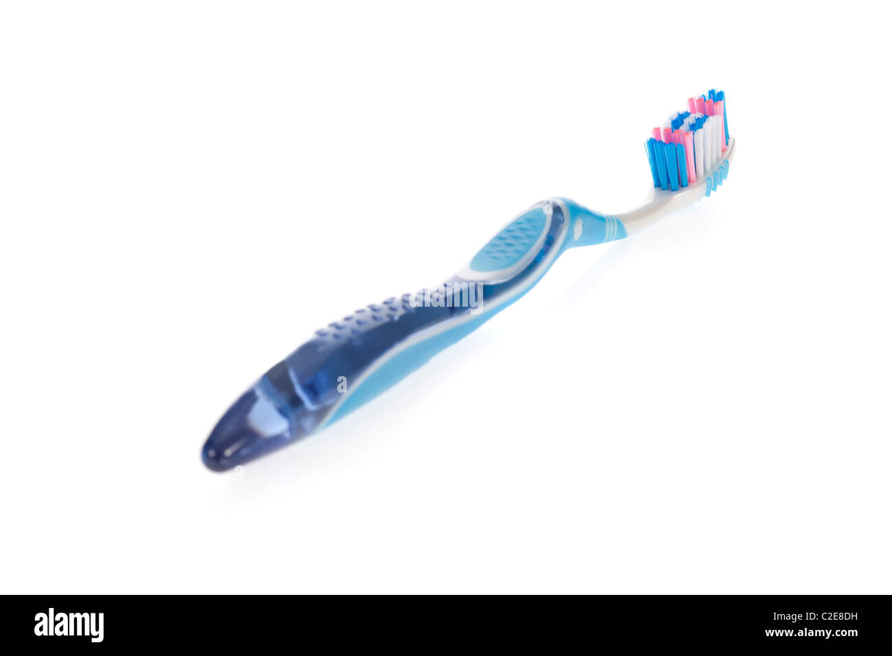 Modern toothbrush isolated on a white background Stock Photo