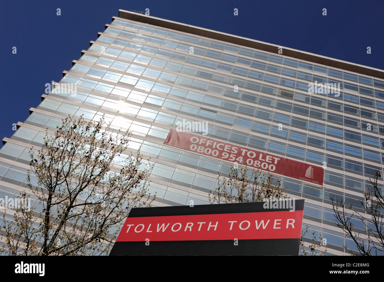Tolworth Tower designed by architect Richard Seifert in Surbiton