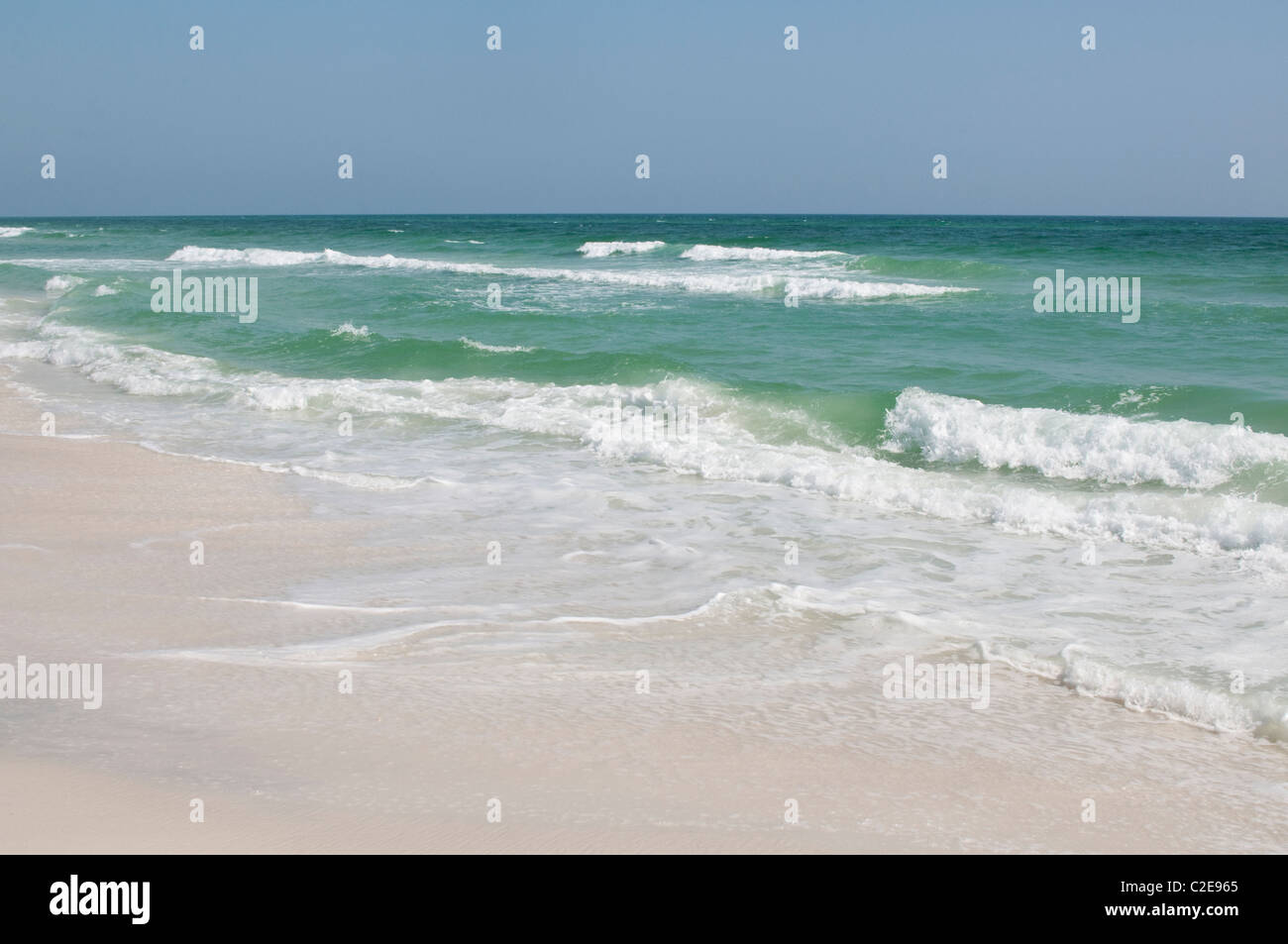 The Gulf of Mexico at Rosemary Beach, FL. Rosemary Beach is part of