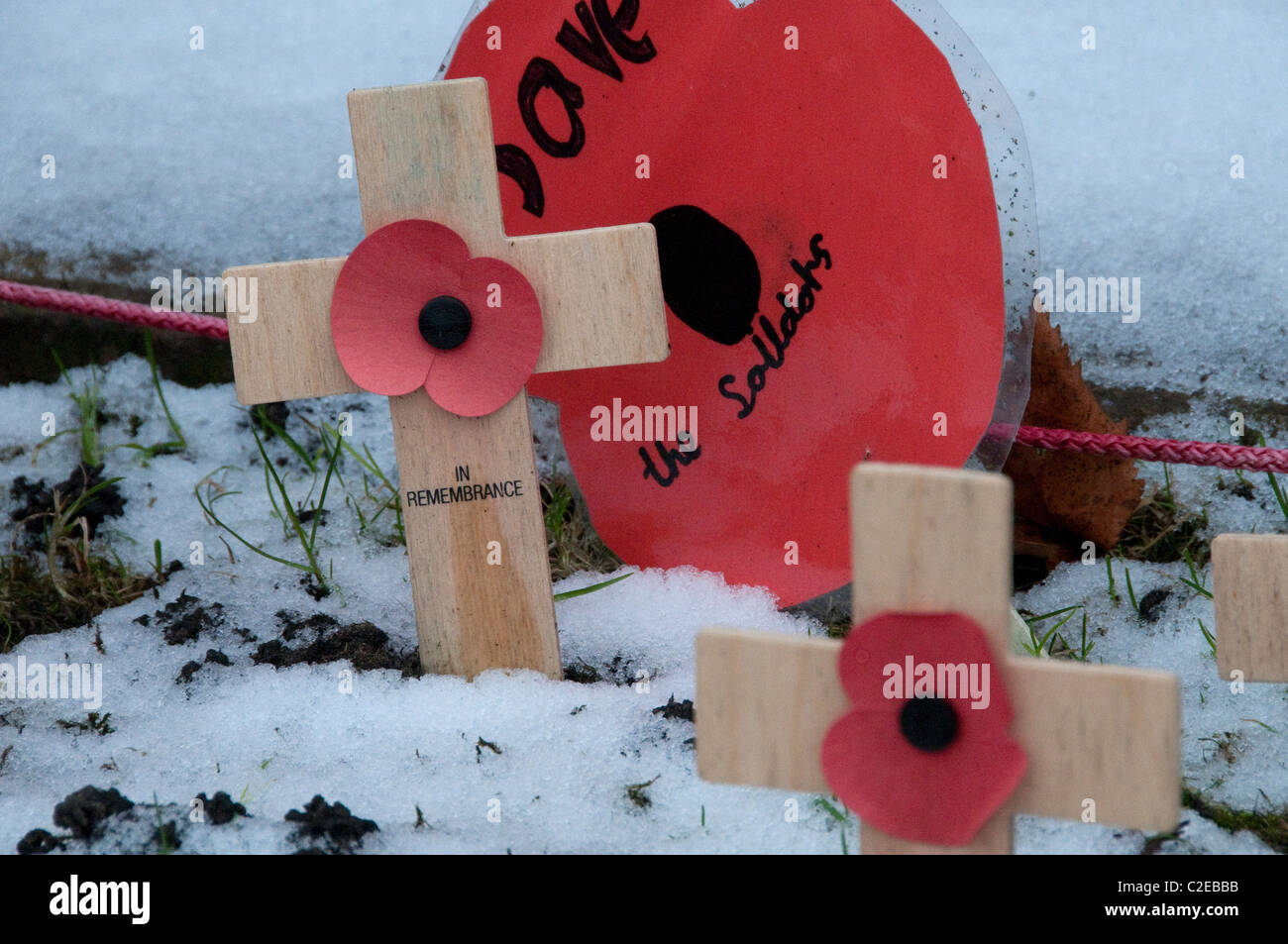 Remembrance Day wreaths Stock Photo Alamy