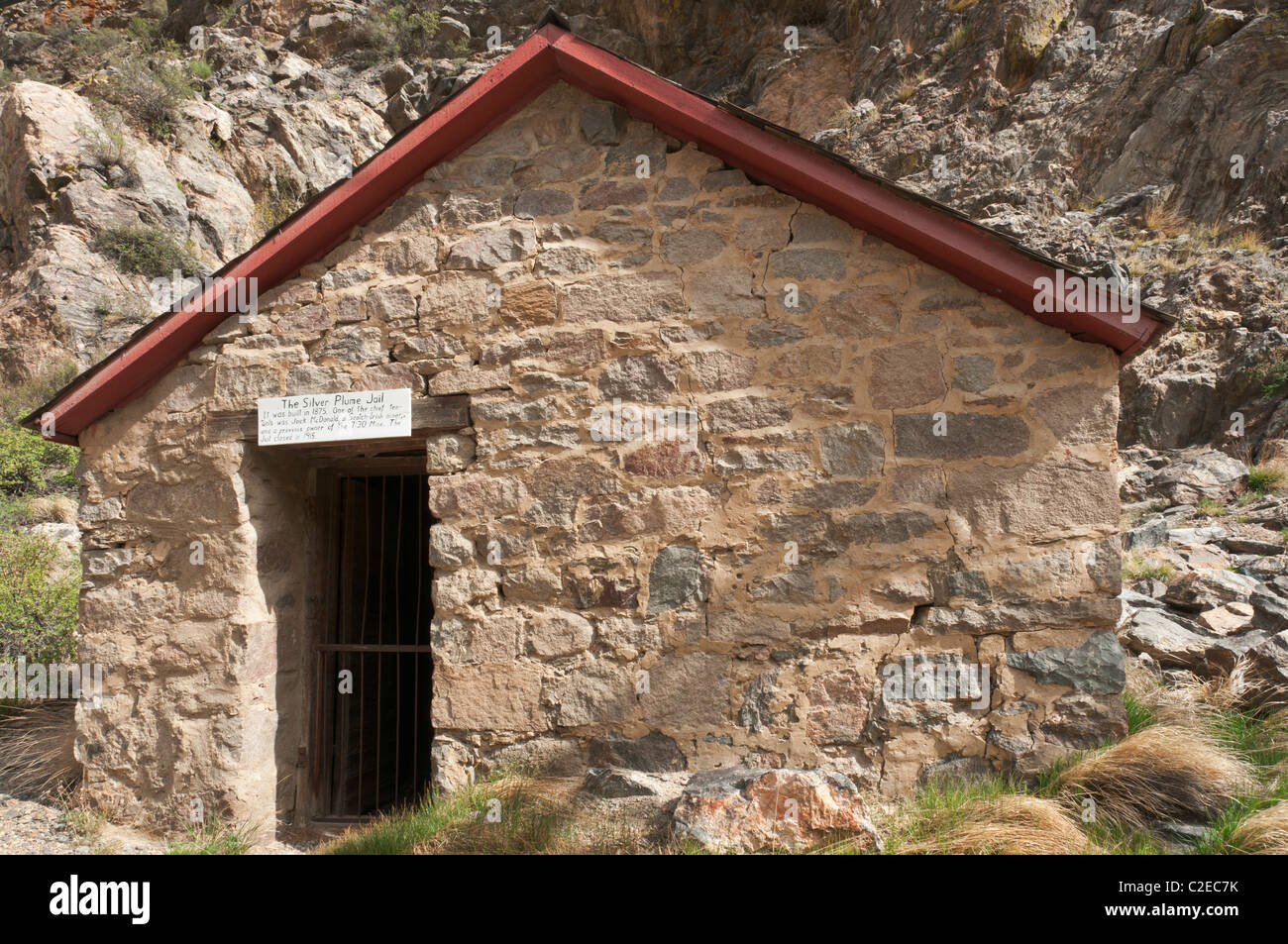 Colorado, Silver Plume, established as a silver mining camp about 1870