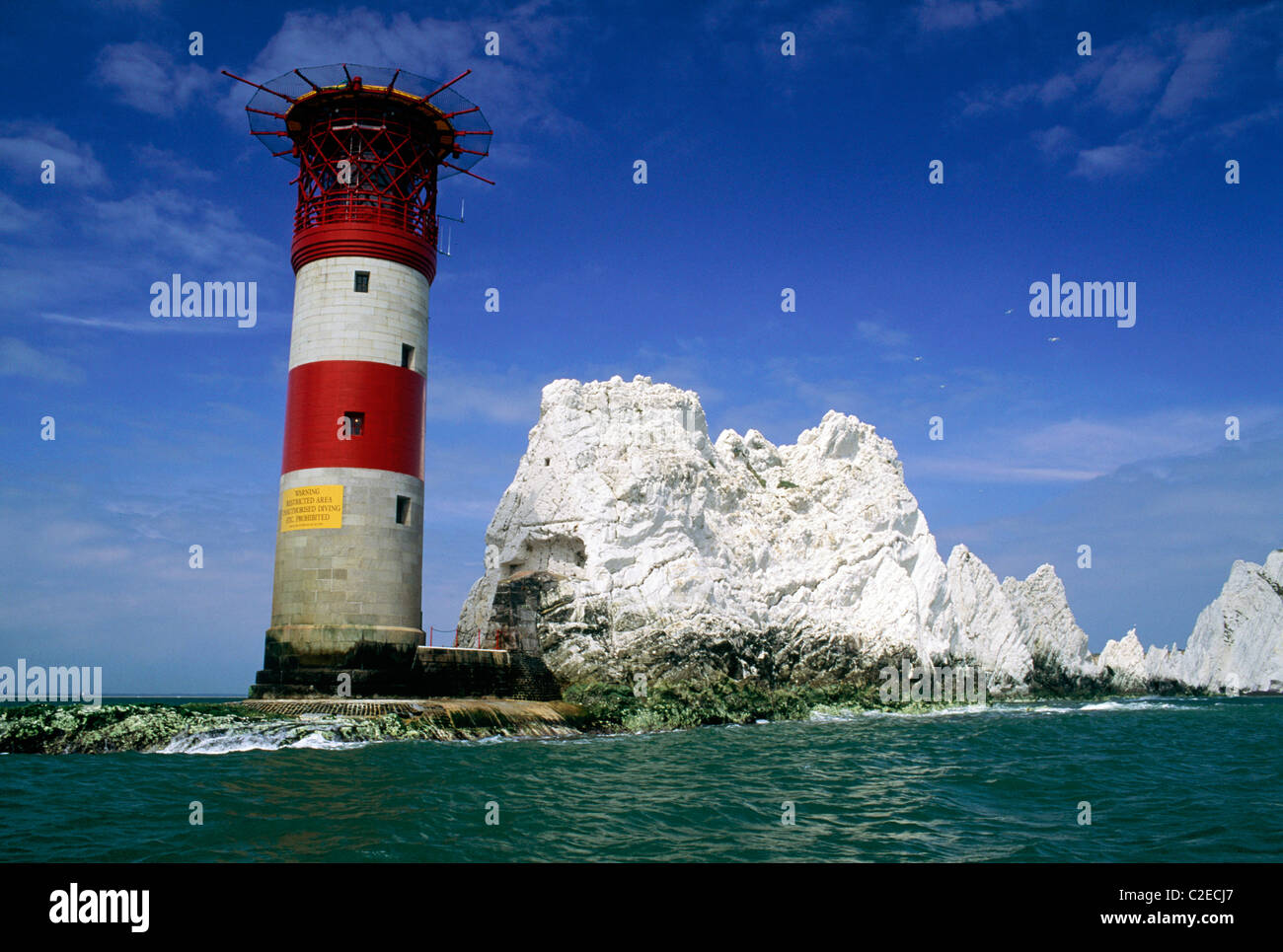 The Needles Isle Of Wight England Stock Photo Alamy