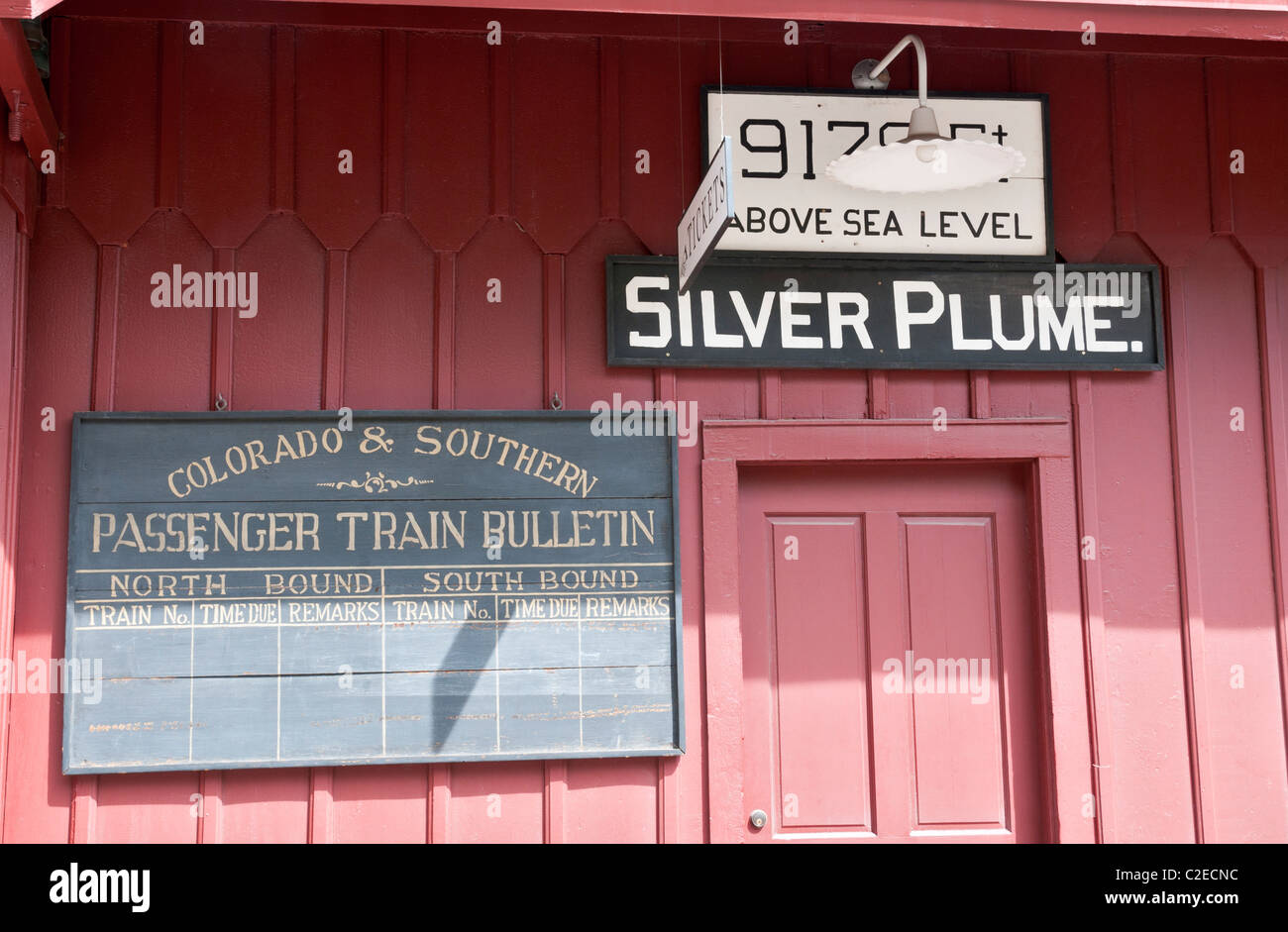 Colorado, Silver Plume, established as a silver mining camp about 1870