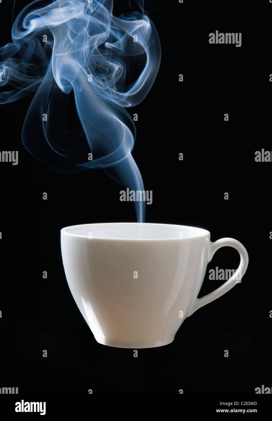 Steam From A Beverage In A Cup Stock Photo - Alamy