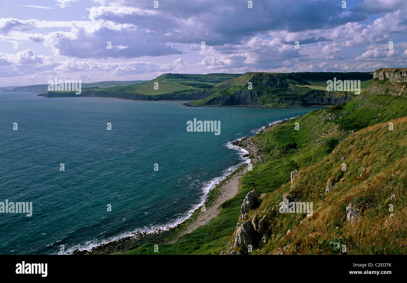 Houns Tout Cliff Dorset England Stock Photo