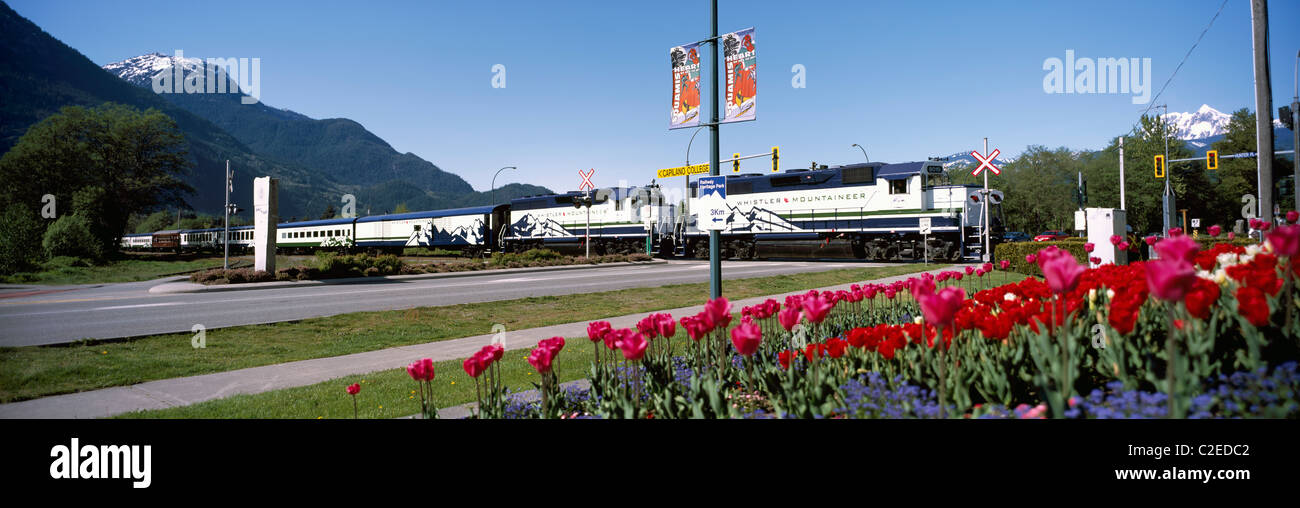 Squamish, BC, British Columbia, Canada 'Whistler Mountaineer' Train