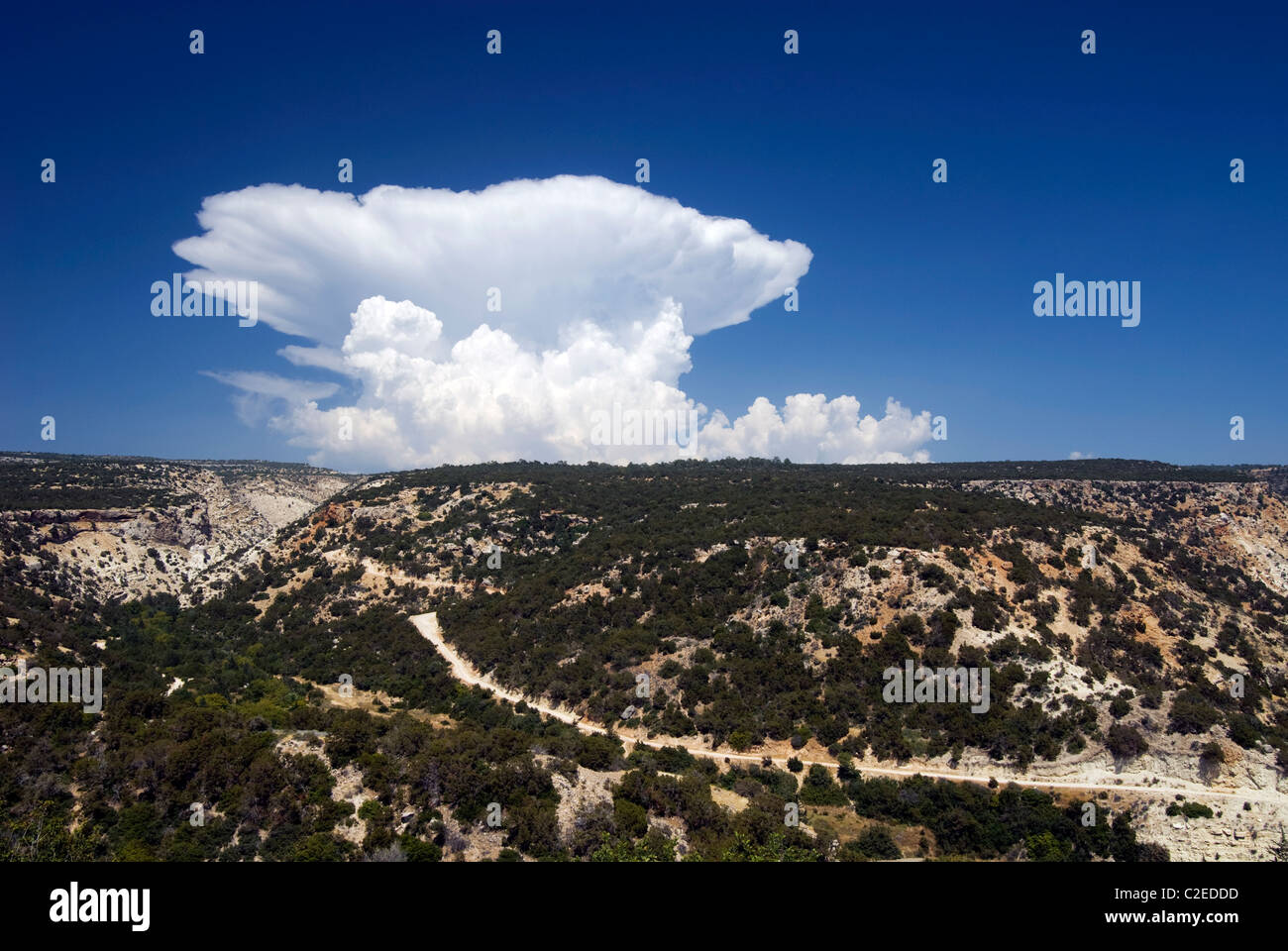 Akamas Peninsula Troodos Mountains Cyprus Stock Photo