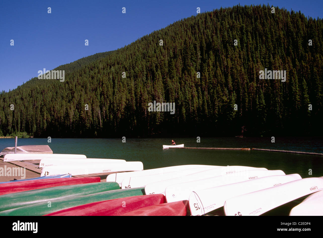 Manning Provincial Park, BC, British Columbia, Canada Canoe Boat