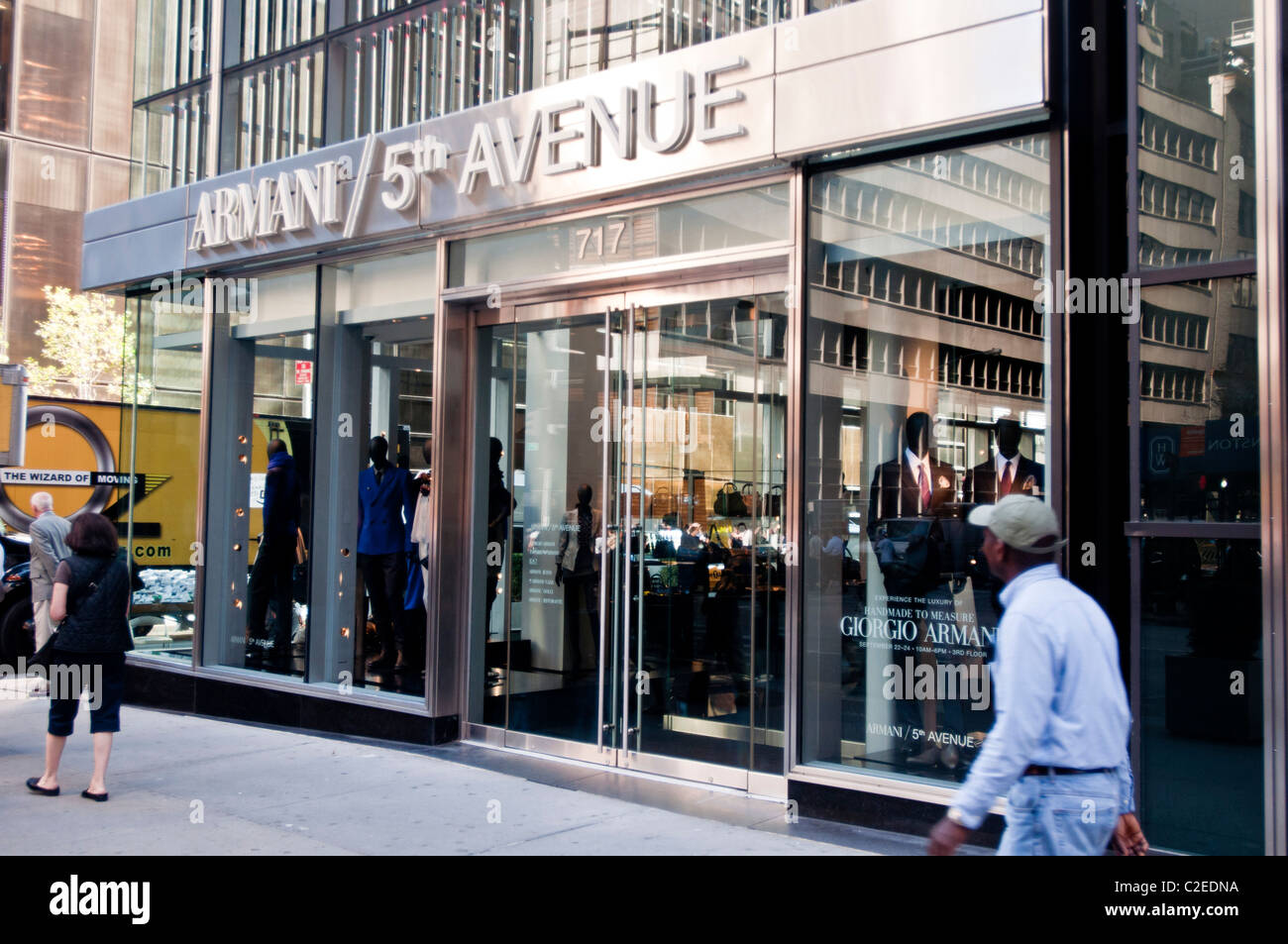 Giorgio Armani luxury fashion designer store at Fifth Avenue, Manhattan,  New York City, USA, shop, fashion, brand, chic Stock Photo - Alamy