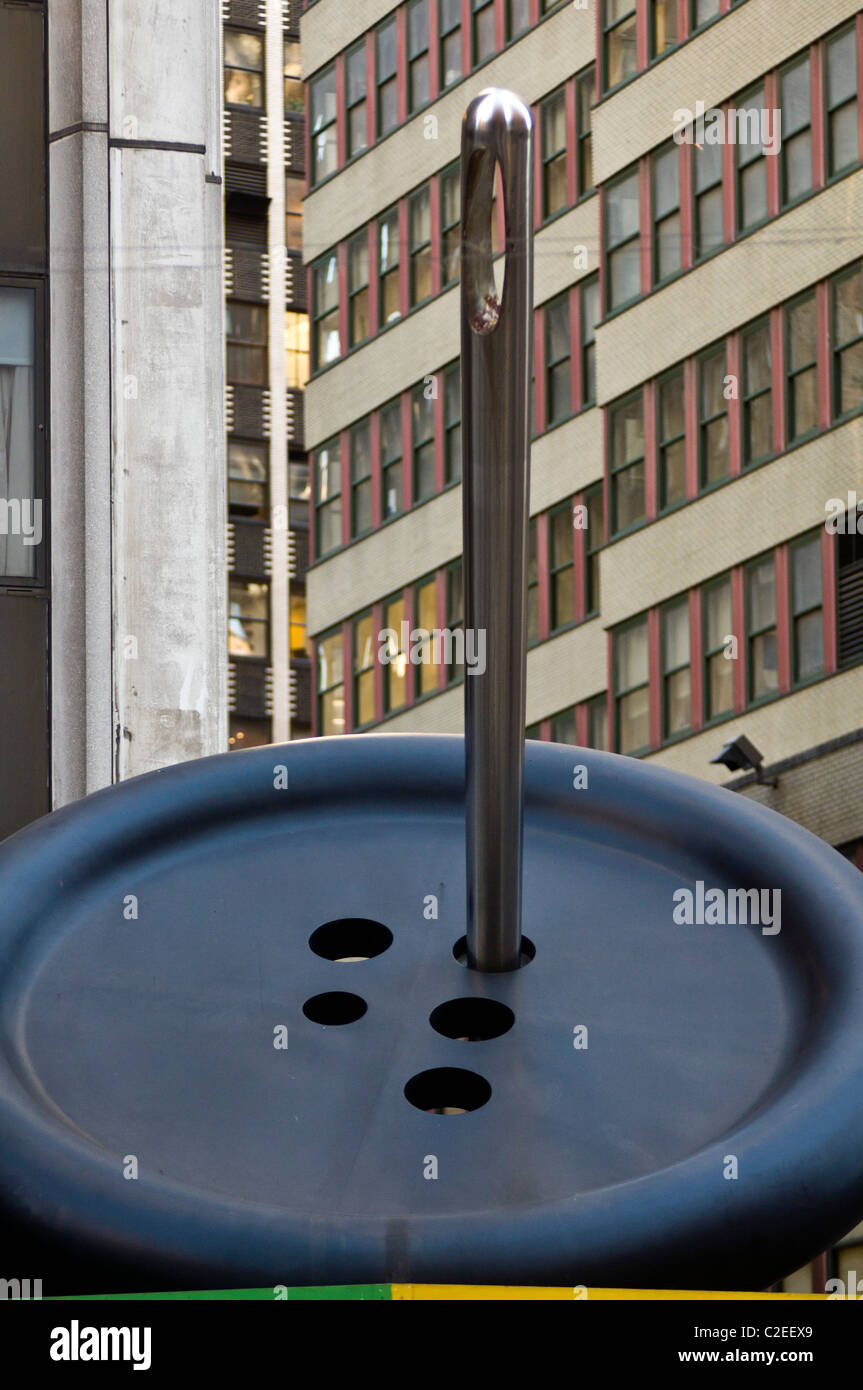 The giant Needle and Button, The Fashion Center, Garment District
