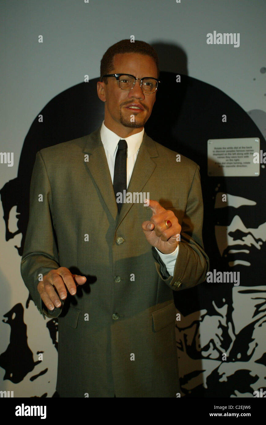 Malcolm X Madame Tussauds held a gala to open its new wax museum in the ...
