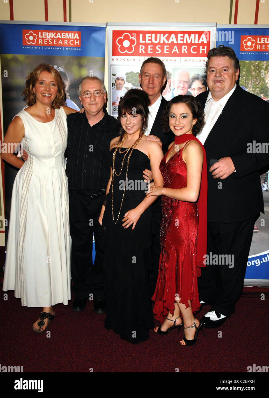 Emma Thompson Patrick Doyle Nula Doyle Guest Abigail Doyle Robbie Coltrane Attending Patrick Doyle S Music From The Stock Photo Alamy