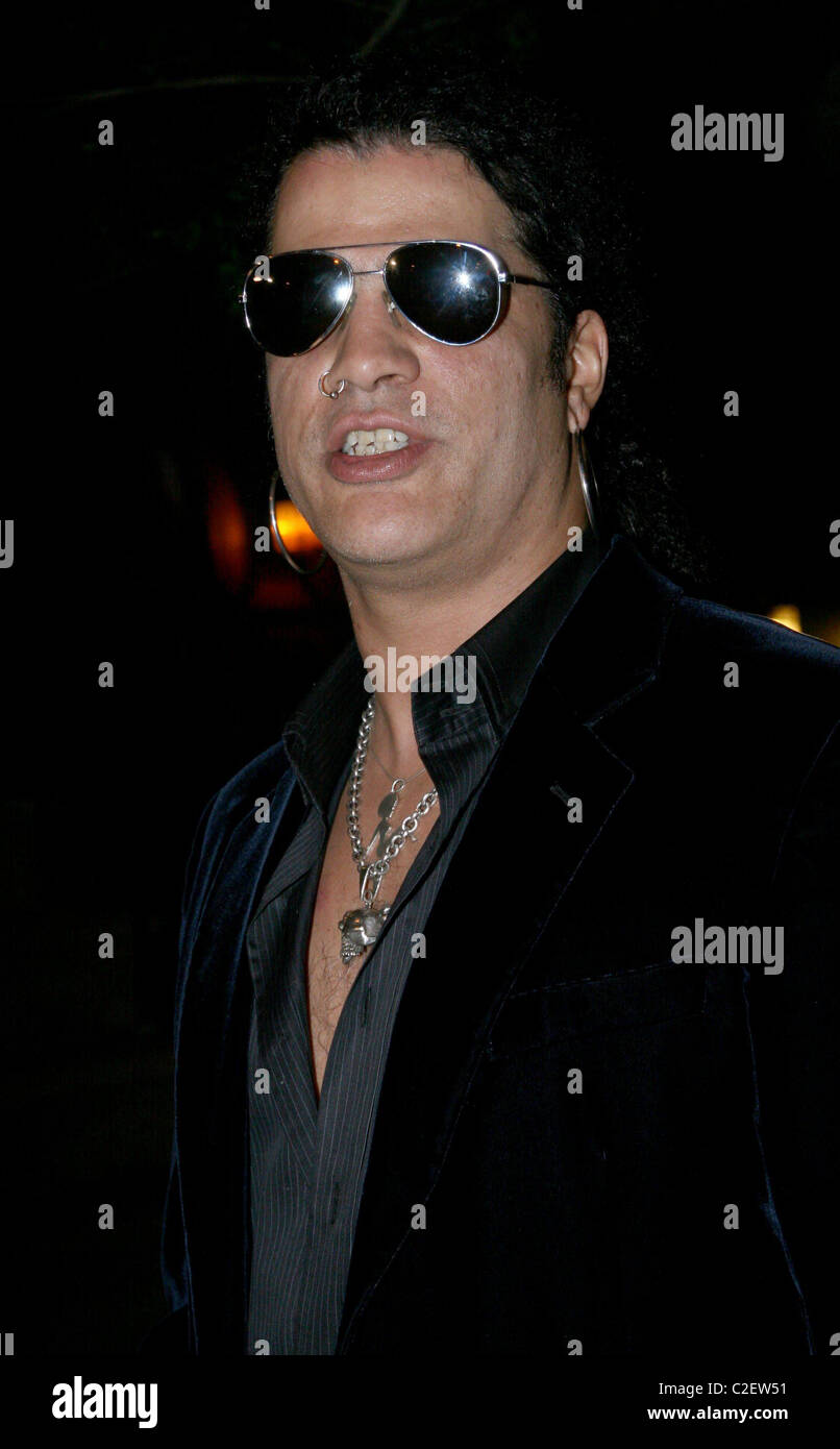 Slash  Celebrities outside the Waverly Inn  New Yory City, USA- 31.10.07 Stock Photo