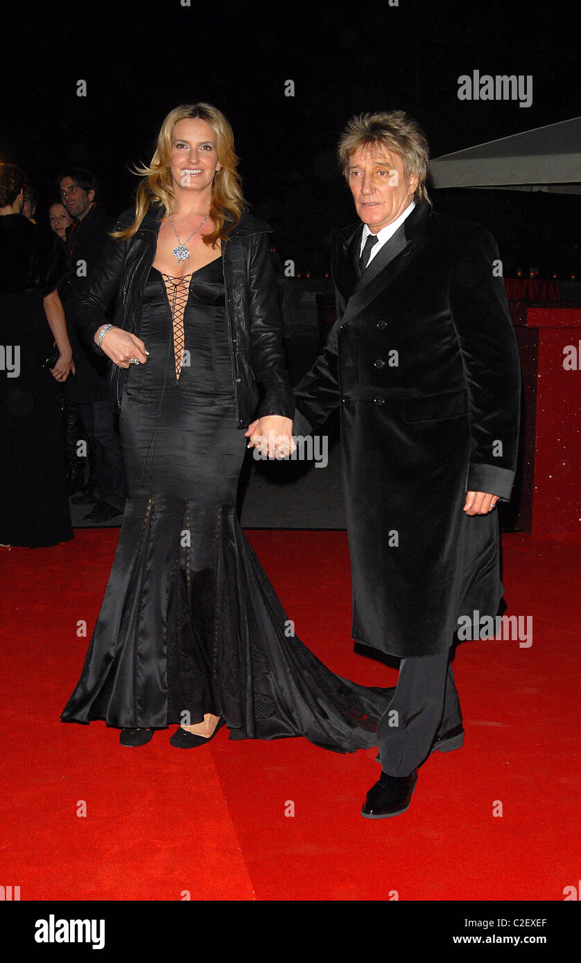 Penny Lancaster and Rod Stewart Cartier dinner to celebrate the ...