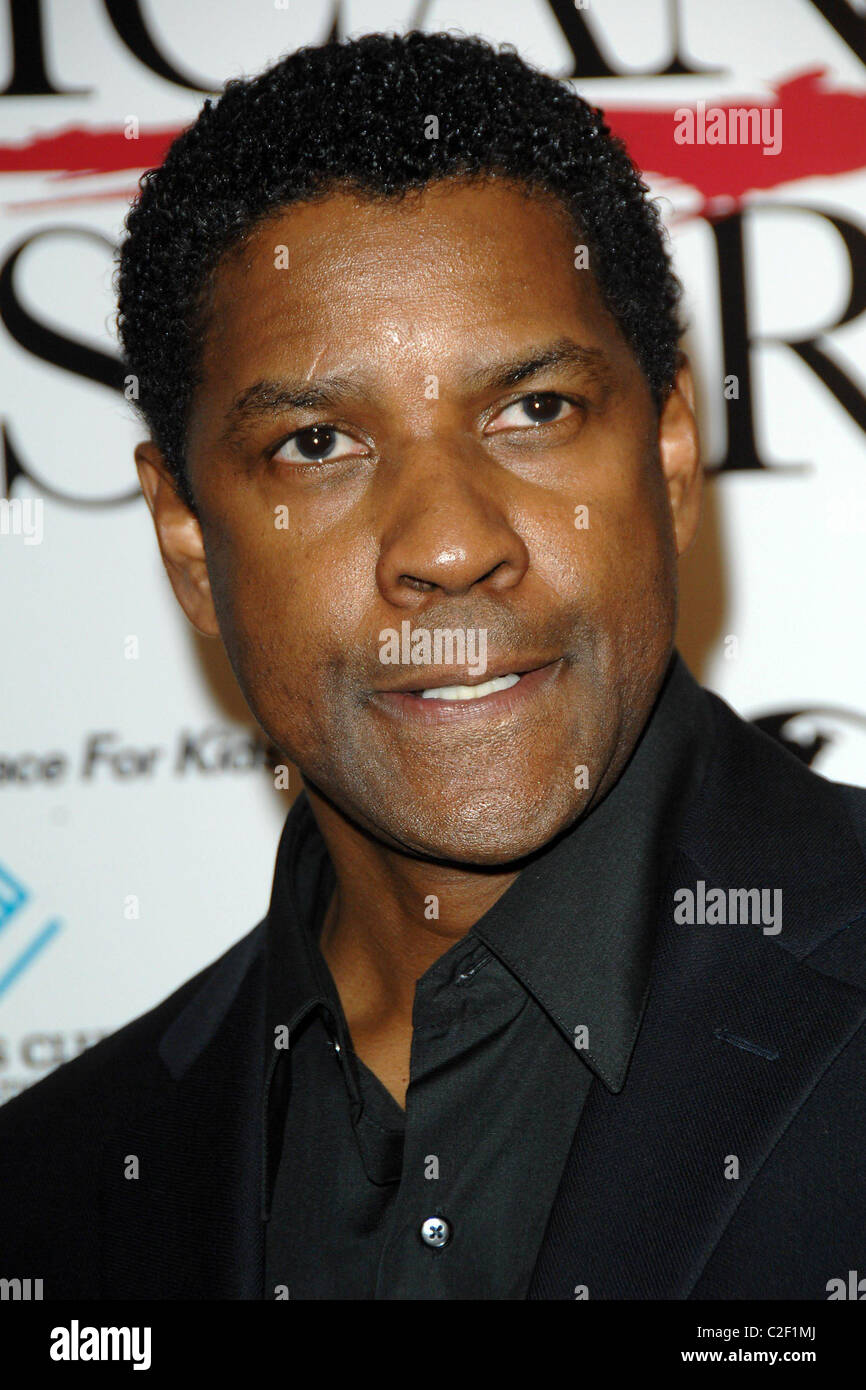 Denzel Washington New York Premiere of 'American Gangster' at the