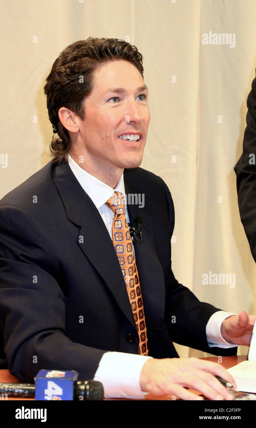 Joel Osteen Joel Osteen signs his new book a Better You' at