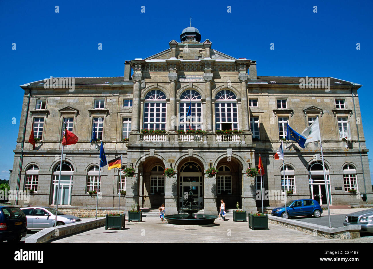 Domfront Normandy France Stock Photo Alamy