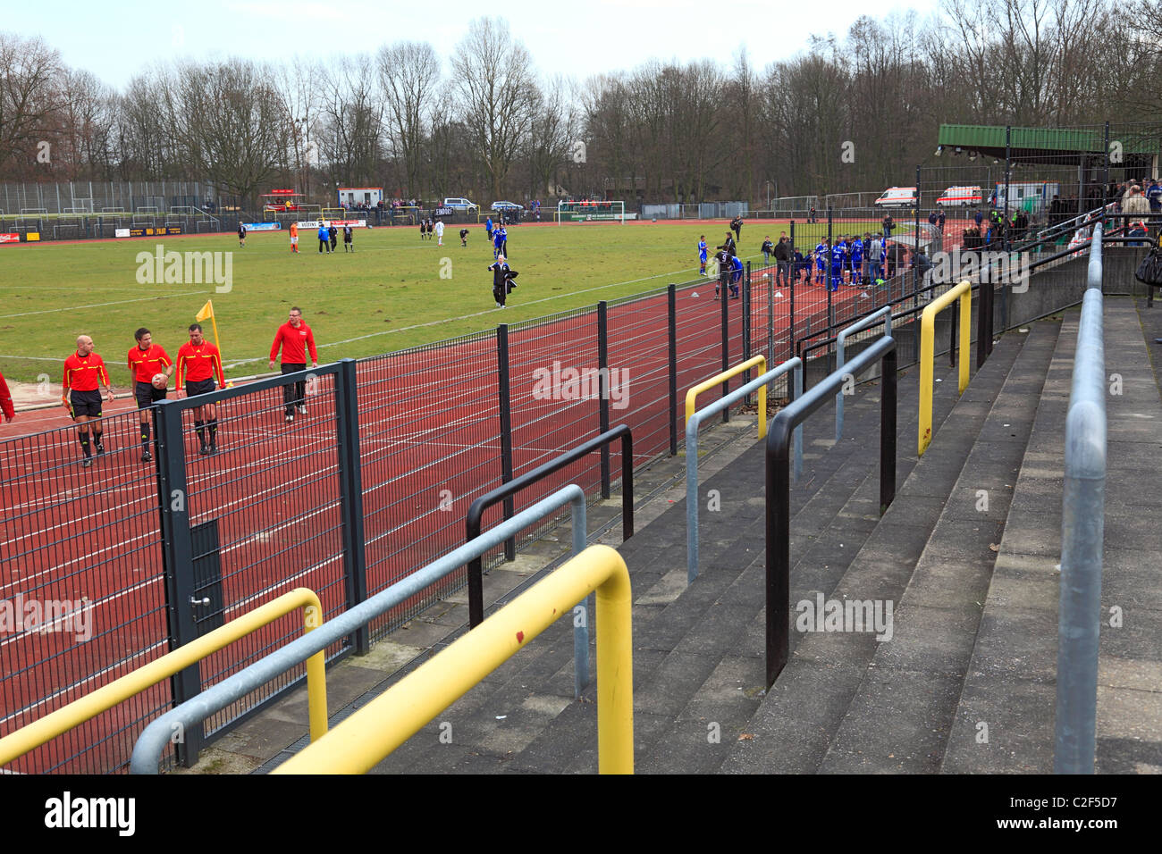 Stadium Mondpalast Arena Grand Stand Sports Football