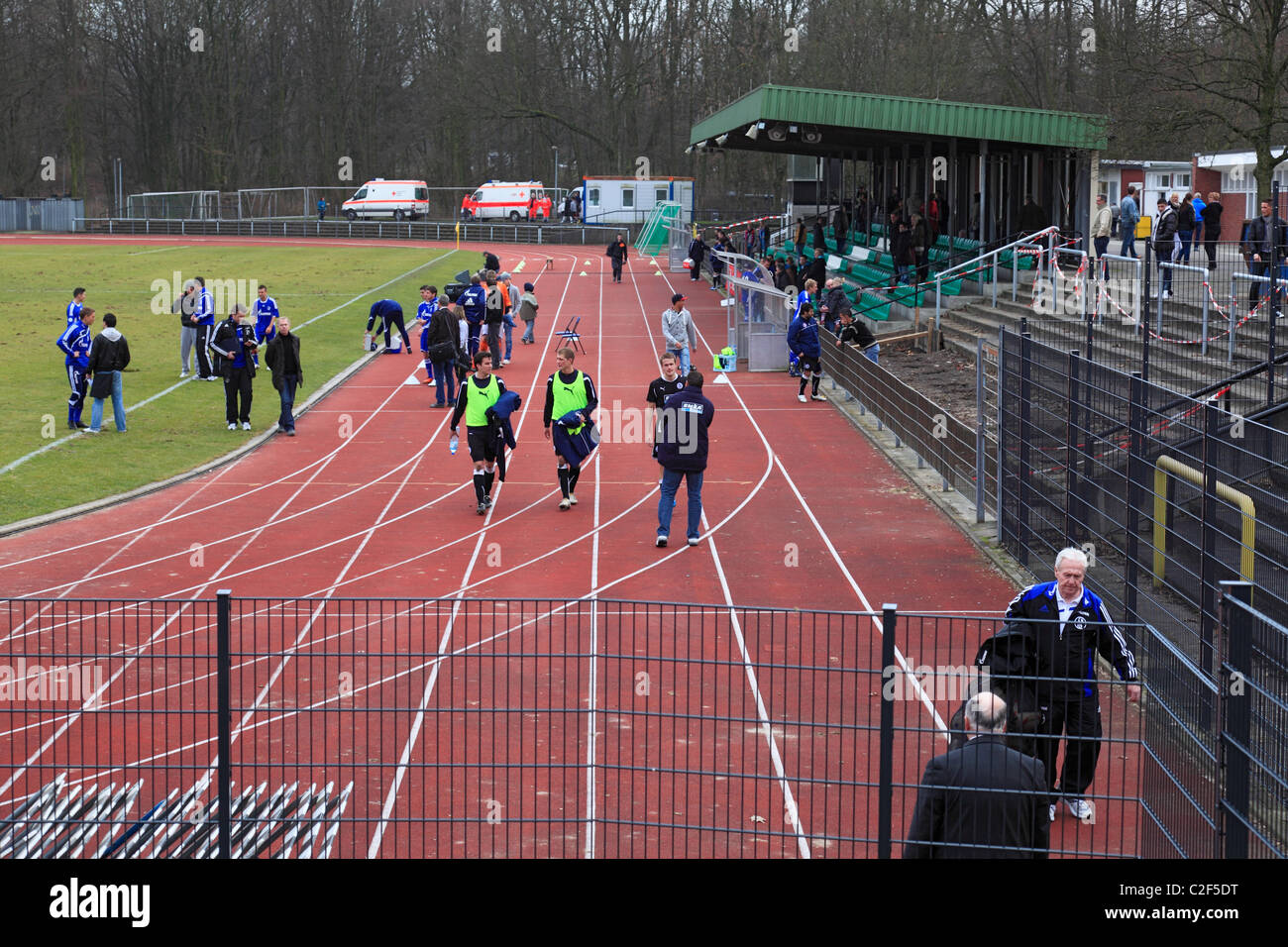 Stadium Mondpalast Arena Grand Stand Sports Football