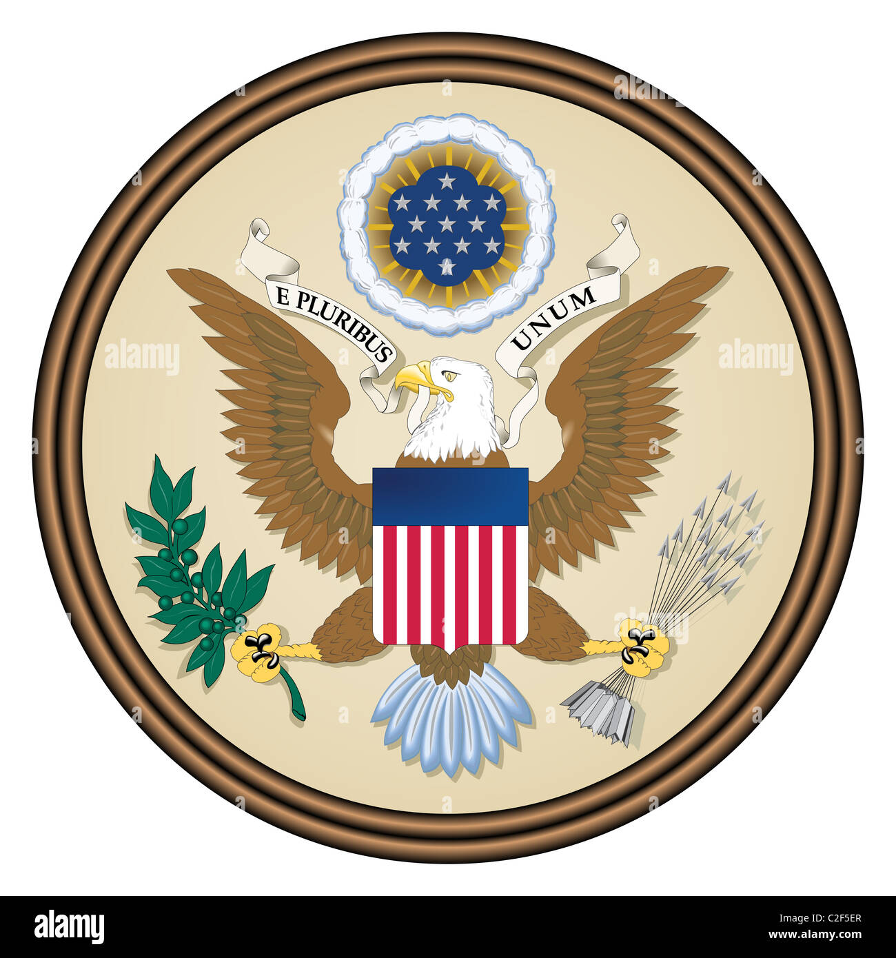 USA seal Stock Photo