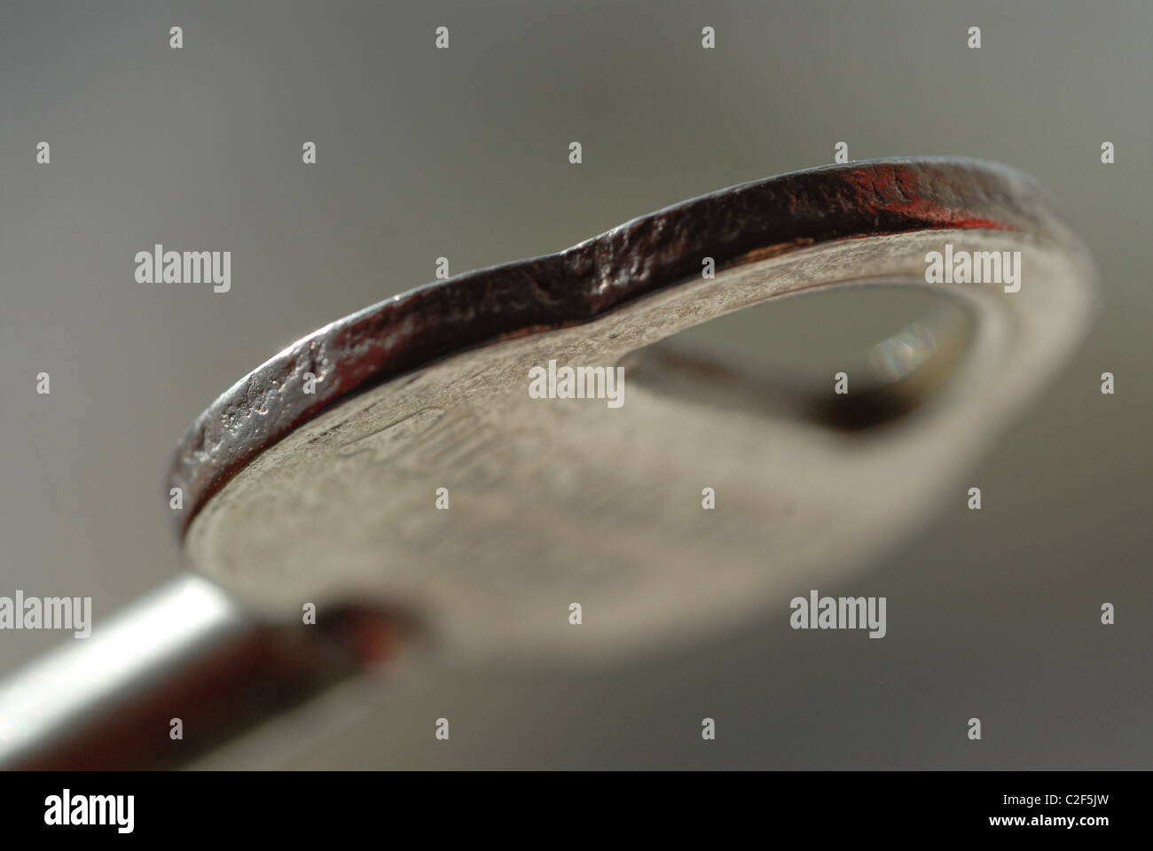Closeup of lever tumbler lock key Stock Photo Alamy