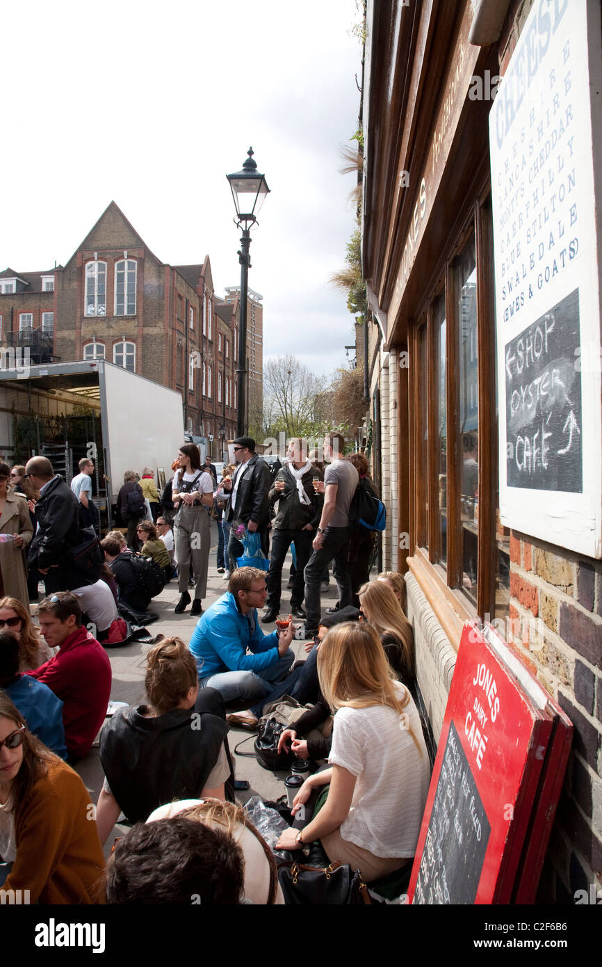 Columbia Road Flower Market located in East London, England, United Kingdom. Photo:Jeff Gilbert Stock Photo