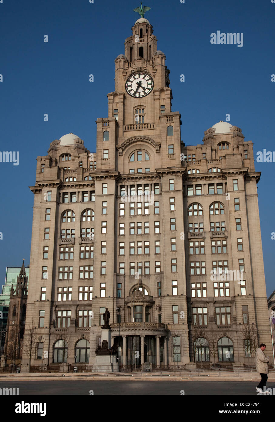 Royal Liver Building, Liverpool, England Stock Photo