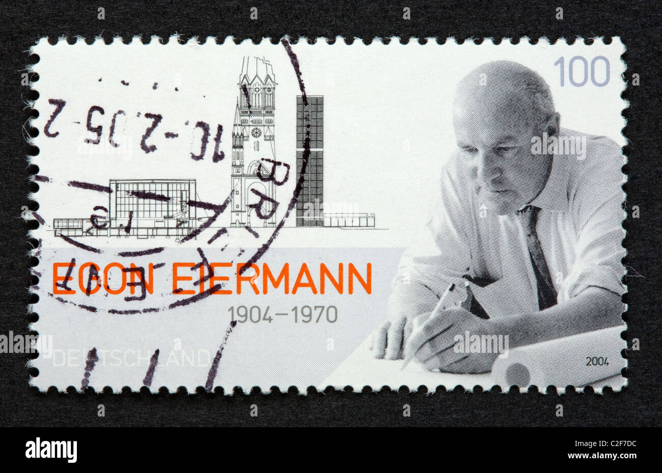 German postage stamp Stock Photo