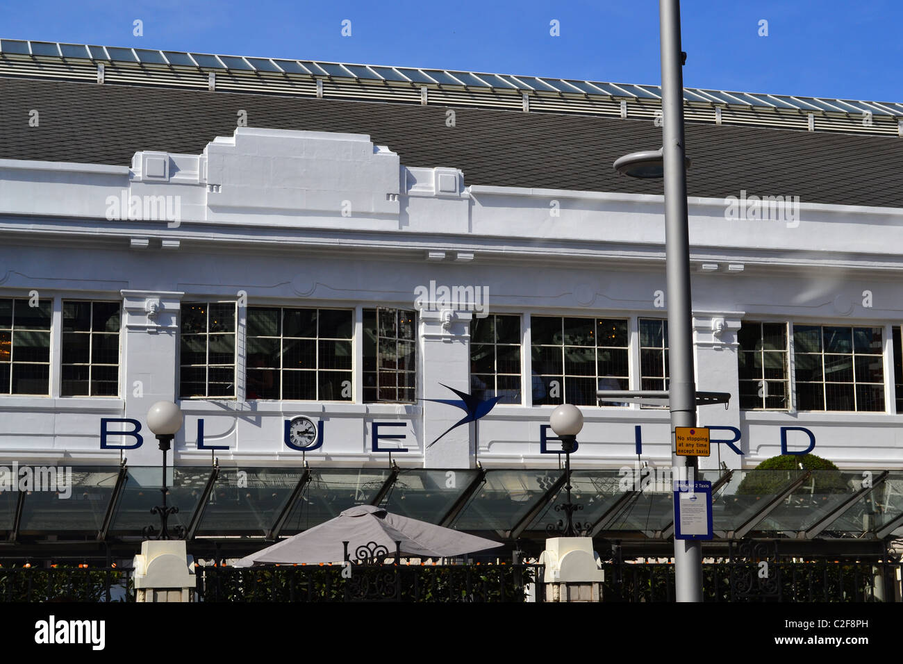 The "Bluebird" cafe, King's Road, Chelsea, London, UK ARTIFEX LUCIS