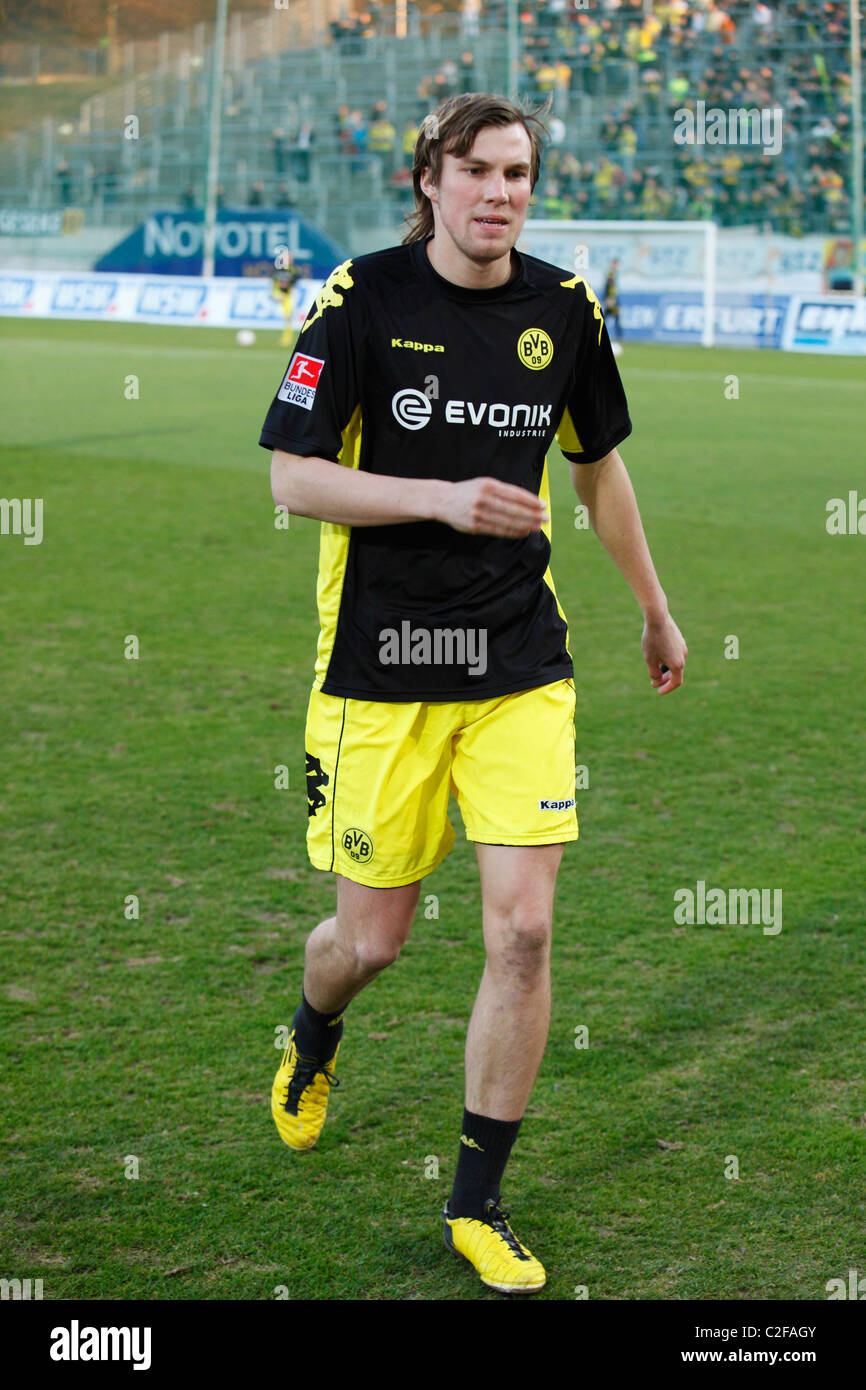 footballer Kevin Grosskreutz (BVB), sports, football, Regionalliga West,  Bundesliga, 2010/2011, friendly match 2011, Wuppertaler SV Borussia versus  Borussia Dortmund 1:0, Stadium Am Zoo in Wuppertal Stock Photo - Alamy