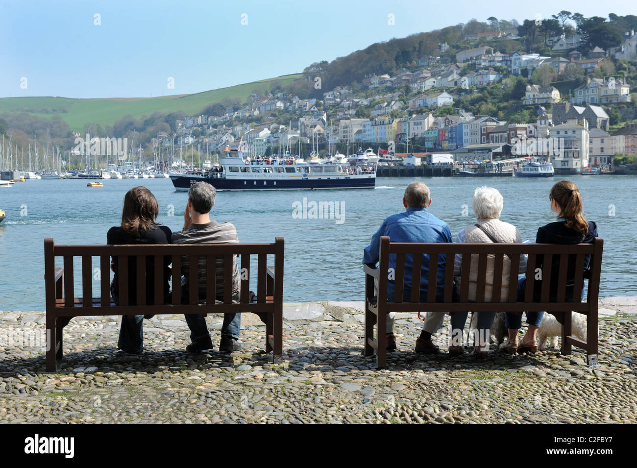 Dartmouth Devon Stock Photo