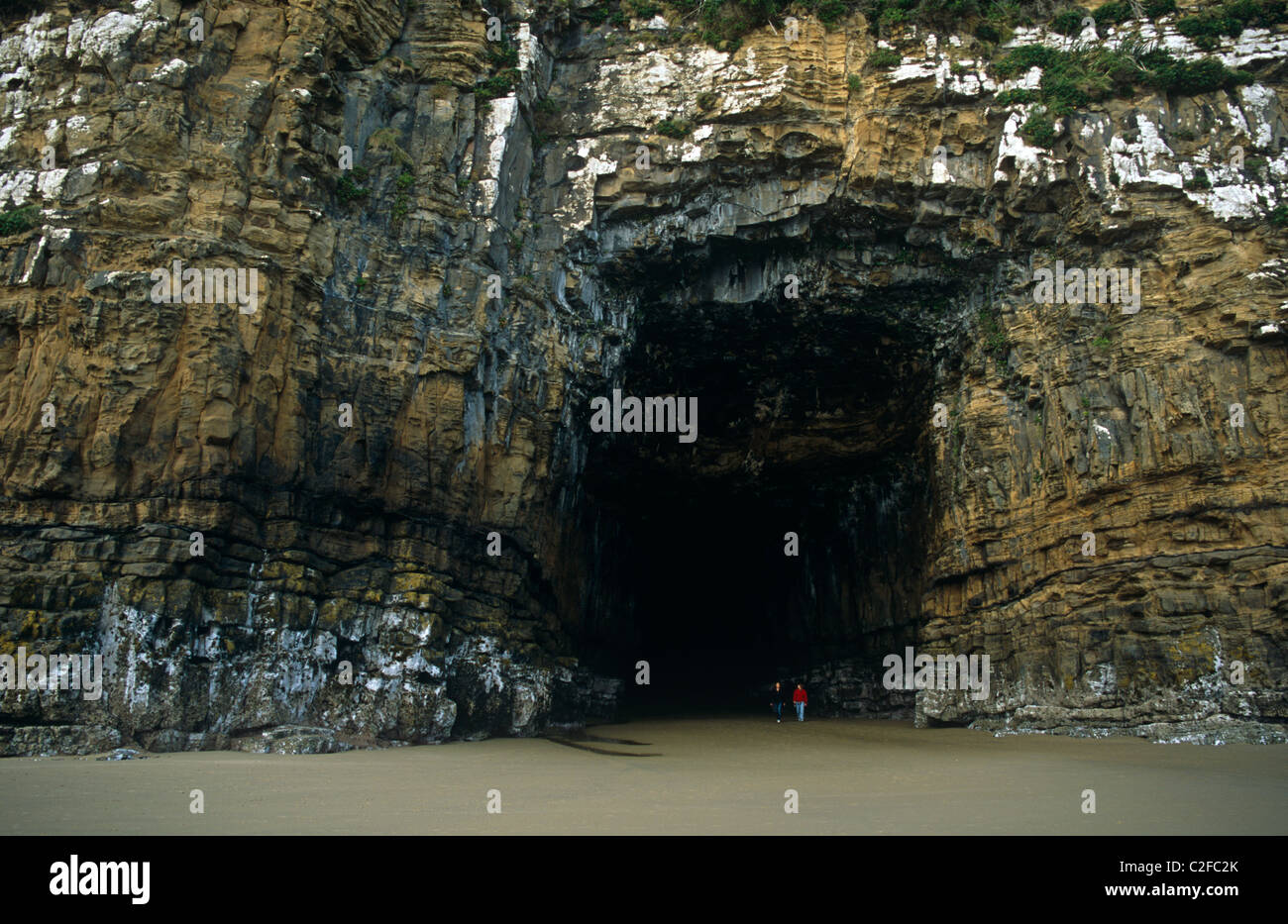 Cathedral Caves South Island New Zealand Stock Photo - Alamy