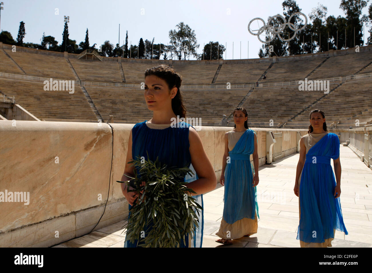 Revival of the Olympic games on modern times in Panathenaikon stadium ...