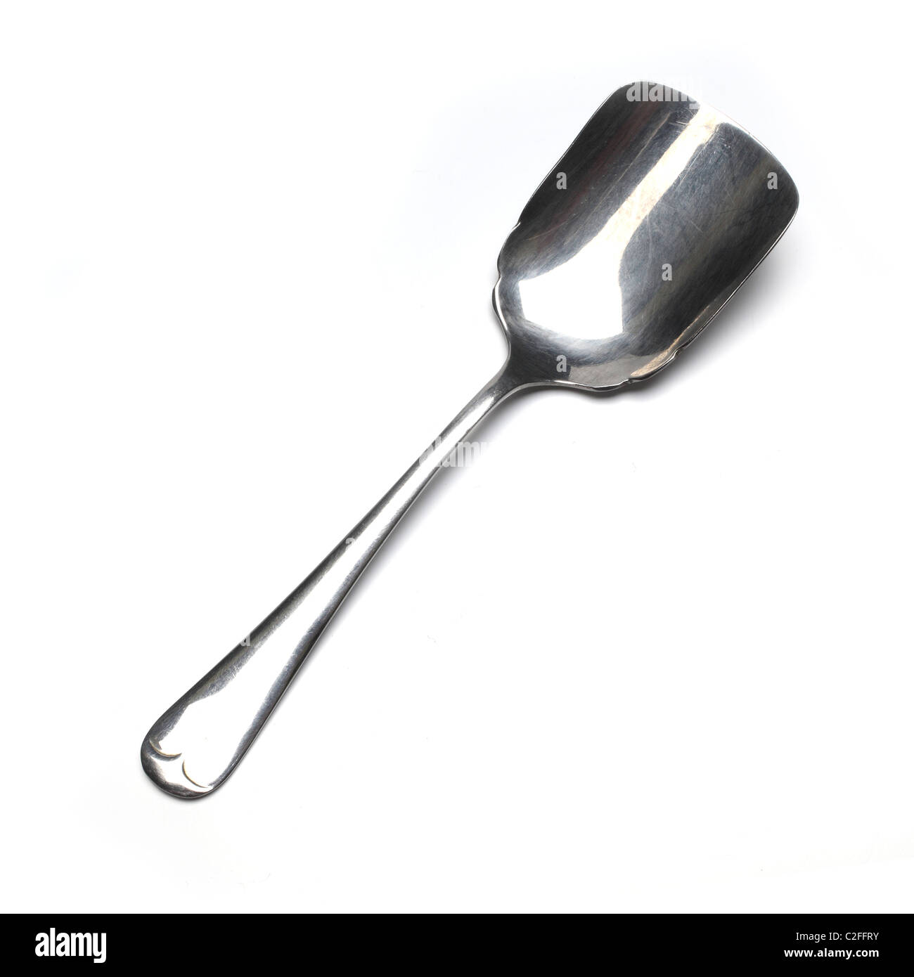 steel teaspoon Stock Photo