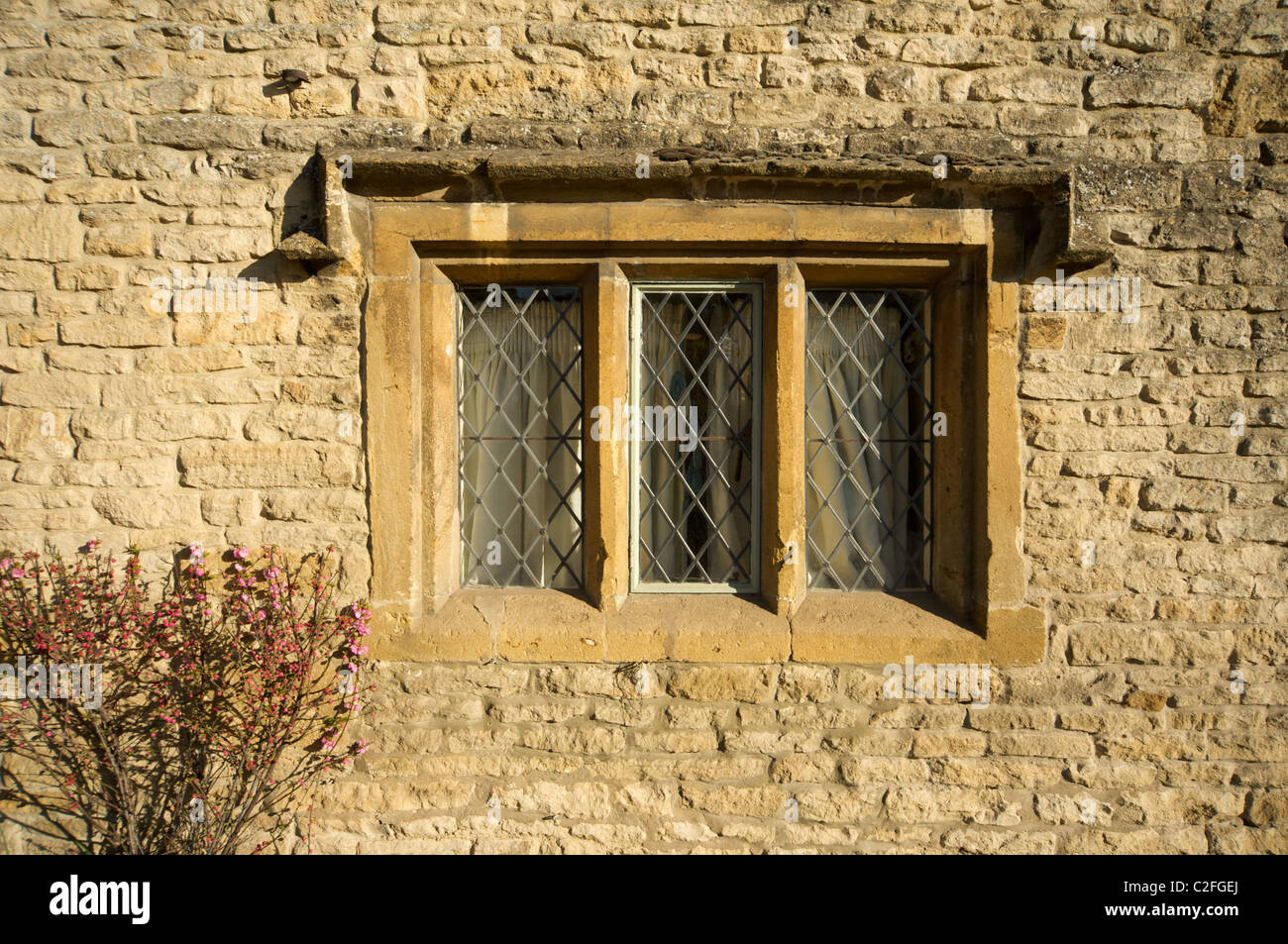 The window of a traditional cottage, Lower Swell, the Cotswolds