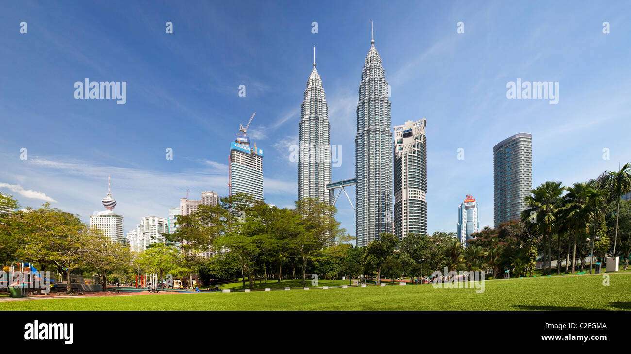 Petronas Towers, Kuala Lumpur Stock Photo