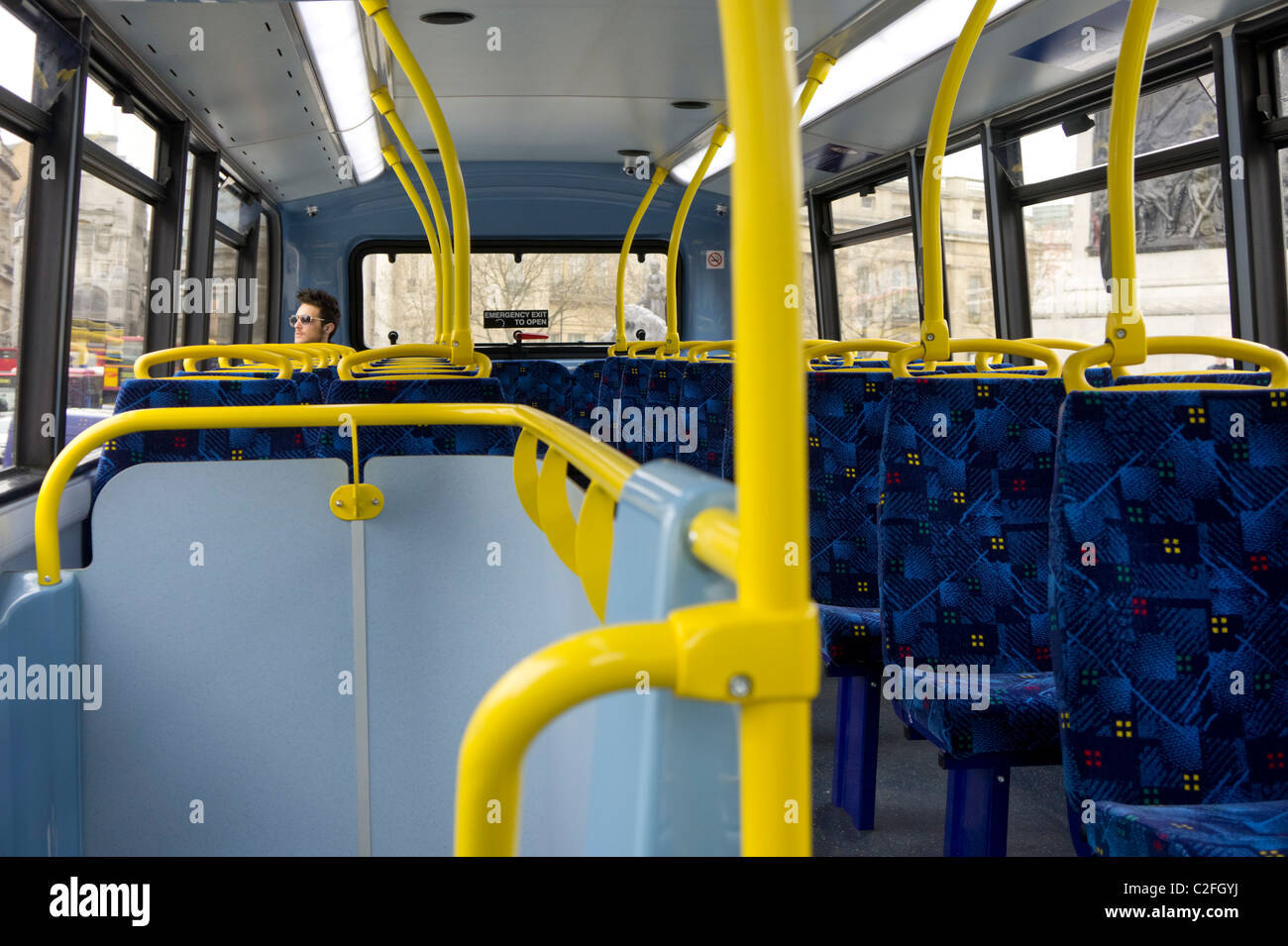 British Double Decker Bus Interior