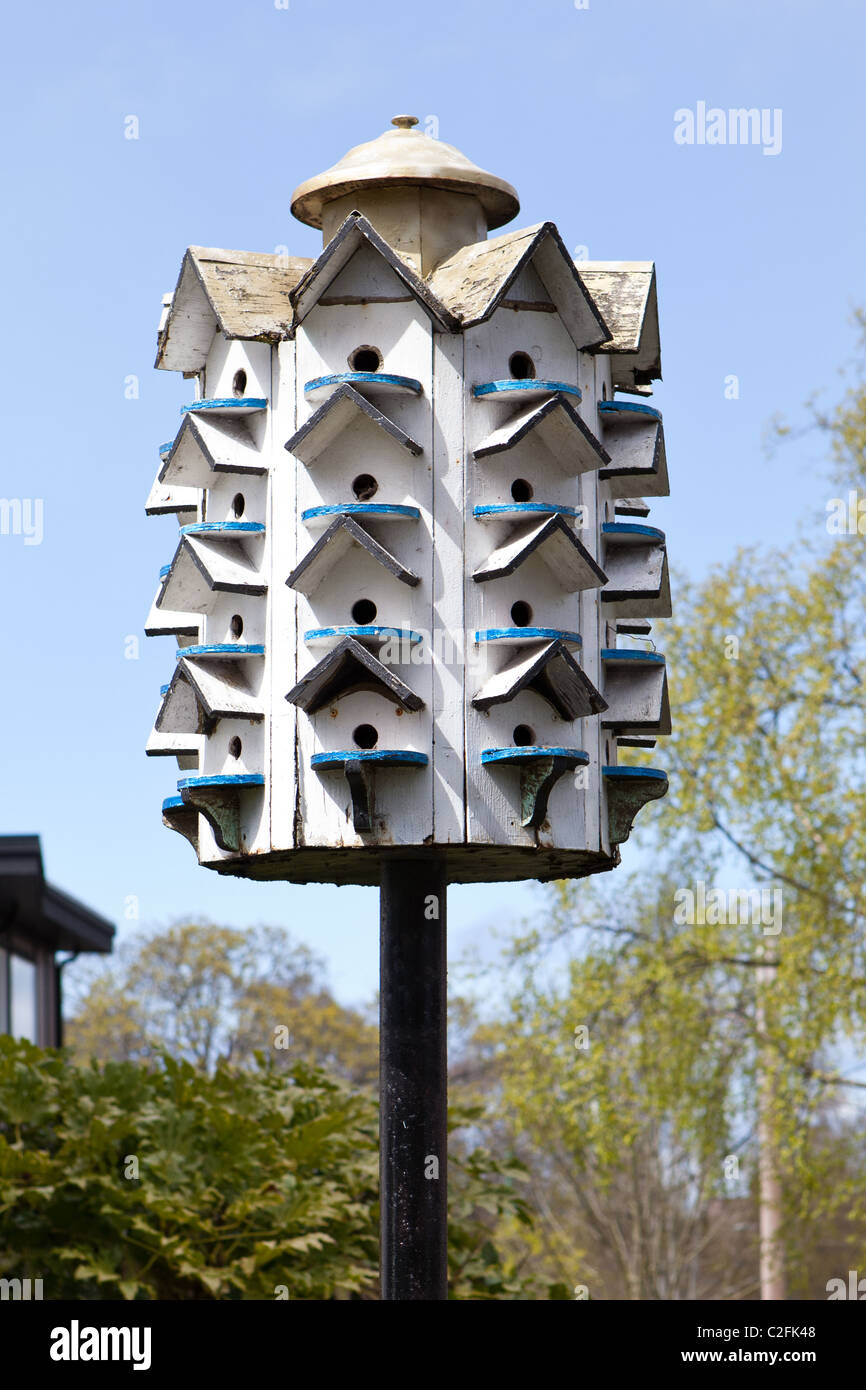 A birdhouse in Victoria, BC, Canada. Stock Photo