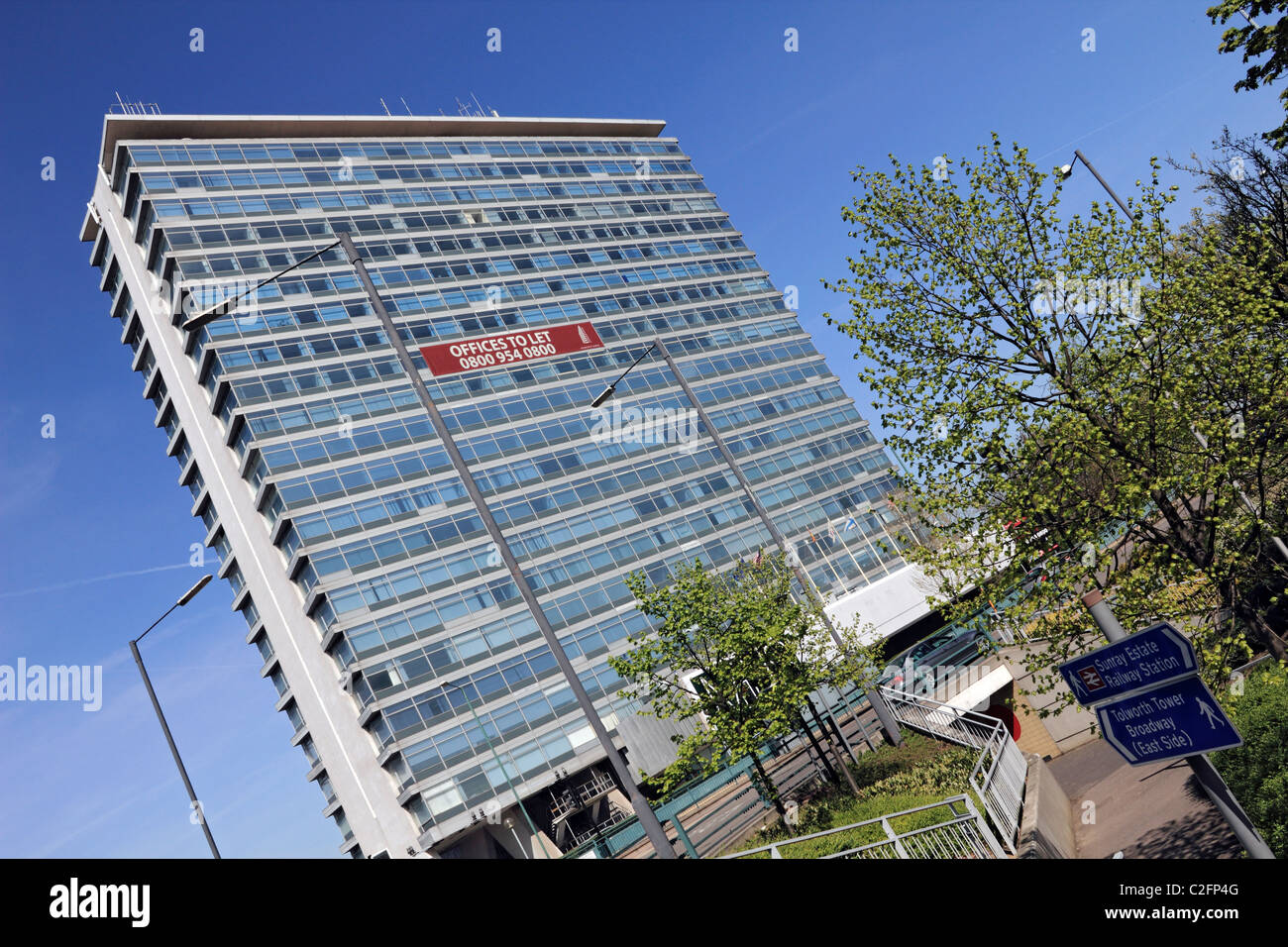 Tolworth Tower, Surbiton, England, UK Stock Photo