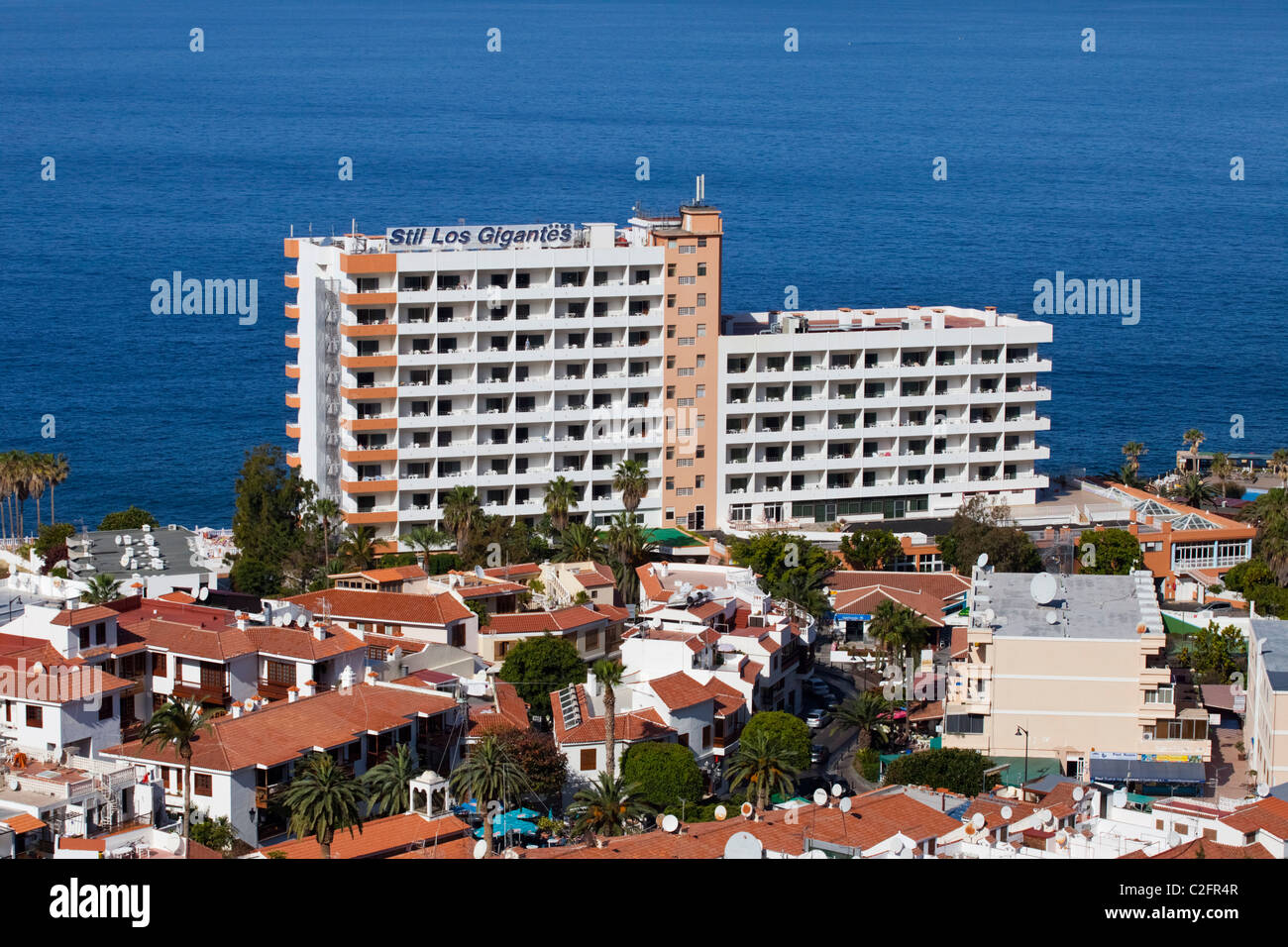 The hotel Stil, Los Gigantes, Tenerife Stock Photo