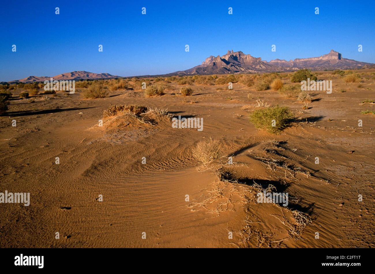 Acacus Mountains Sahara Desert Libya Stock Photo