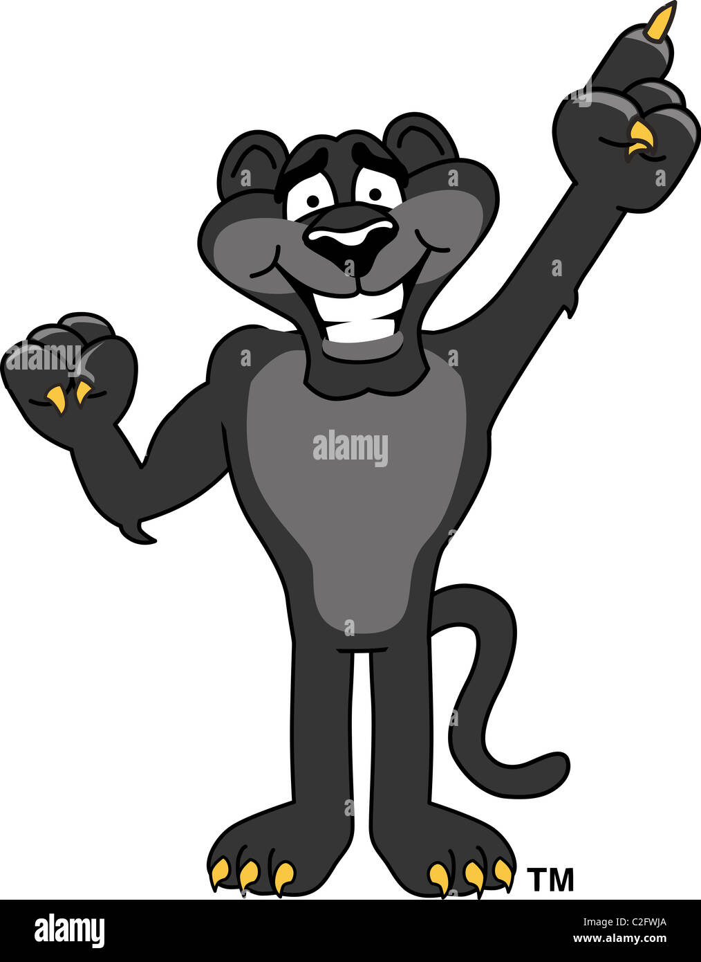 Cartoon panther hi-res stock photography and images - Alamy