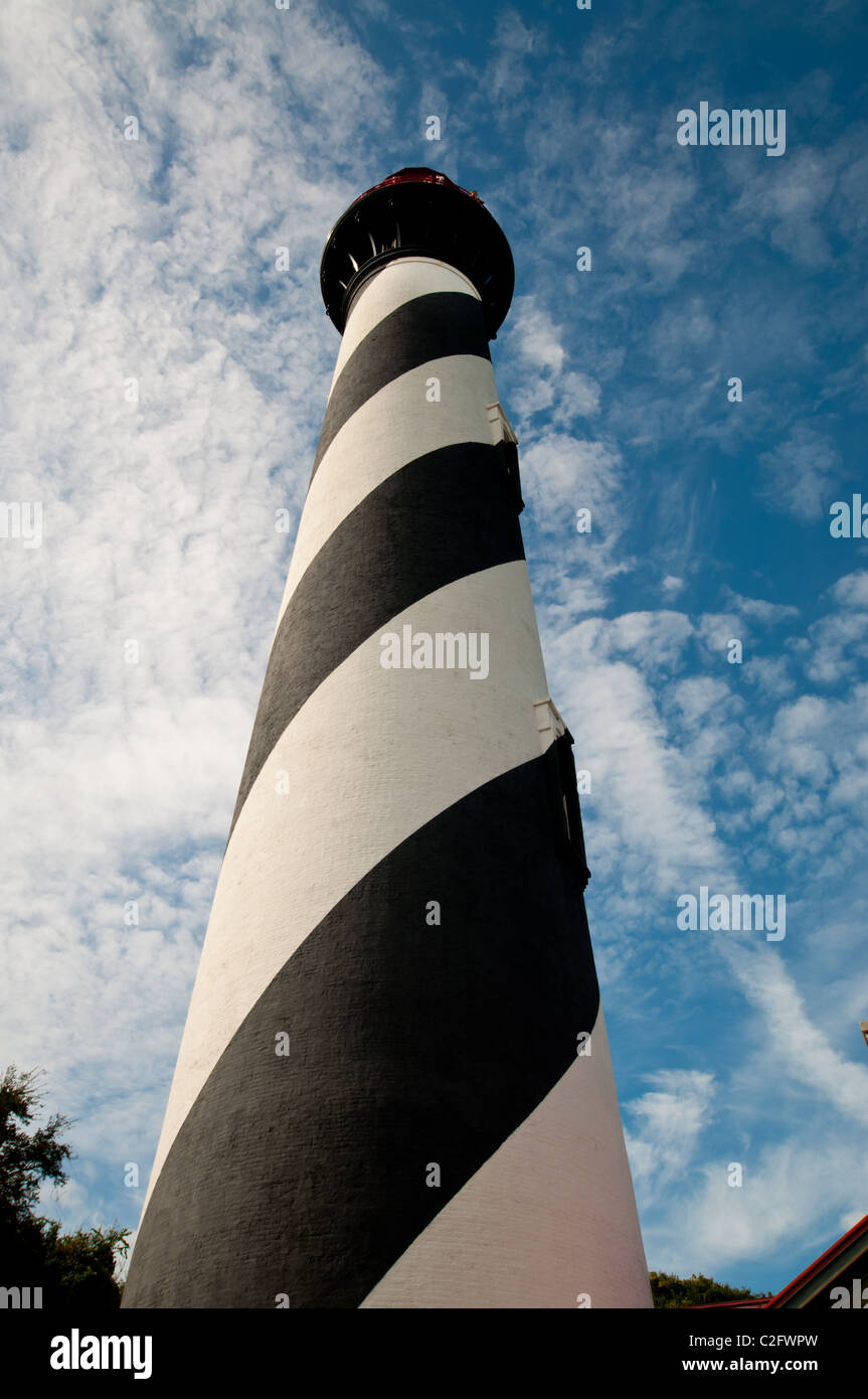 St. Augustine Florida Lighthouse Stock Photo