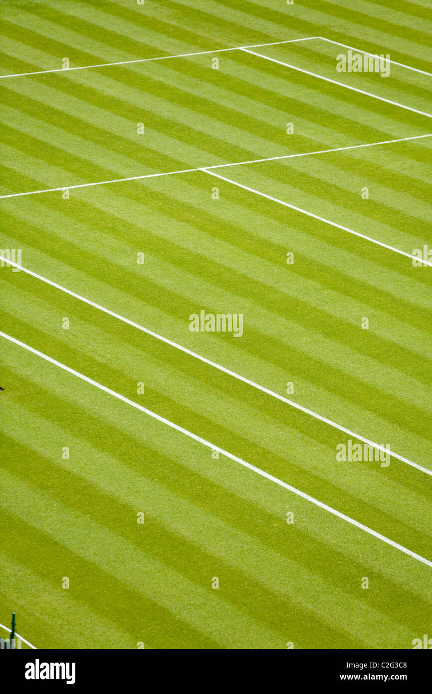 Lawn tennis Centre court at Wimbledon tennis Championship UK. (59) Stock Photo