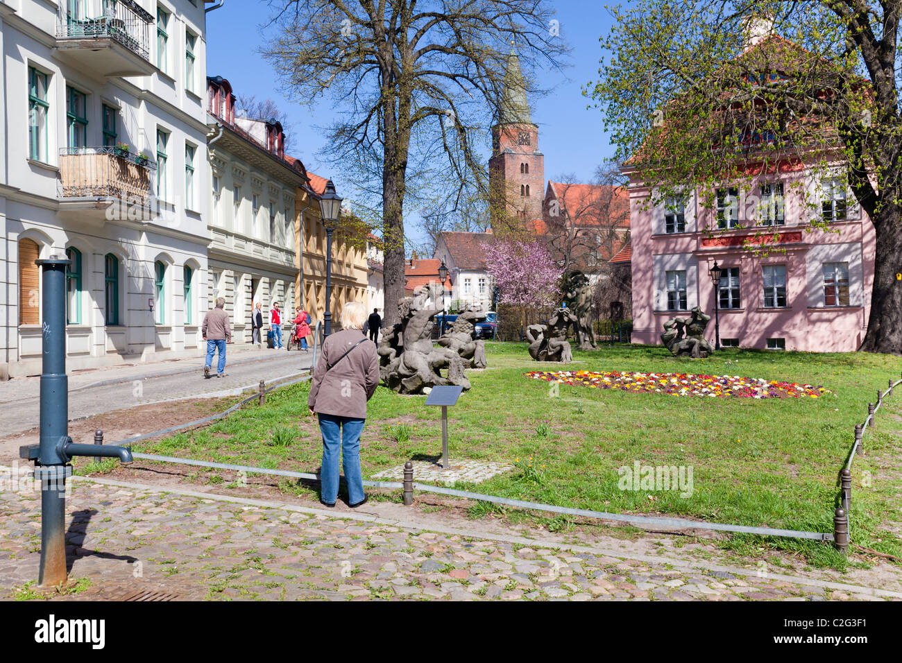 Dom St Peter and Paul from St Petri, Brandenburg an der Havel, Germany Stock Photo